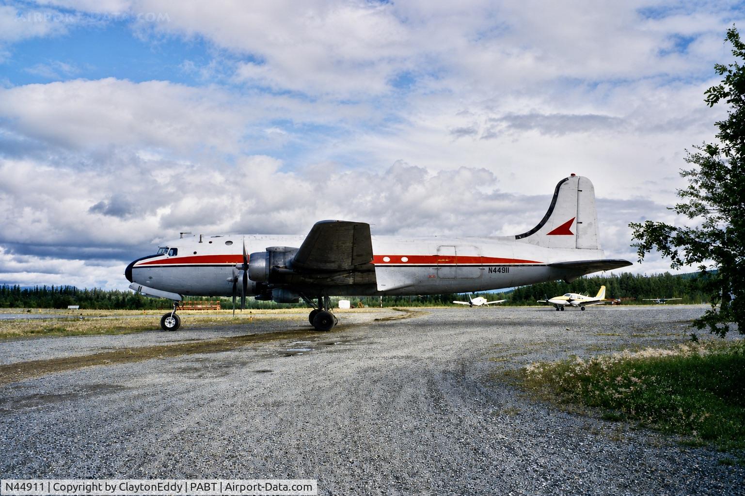 N44911, 1944 Douglas C54B-DC, c/n 10461, Bettles Alaska late 1990's