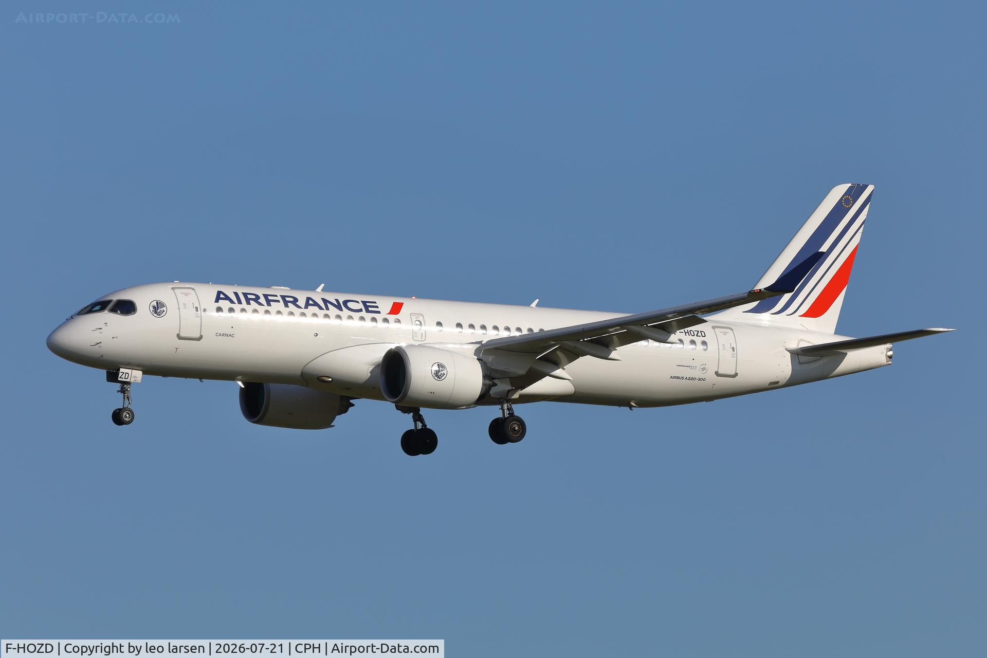 F-HOZD, 2026 Airbus A220-300, c/n 55427, Copenhagen Kastrup 21.7.2026