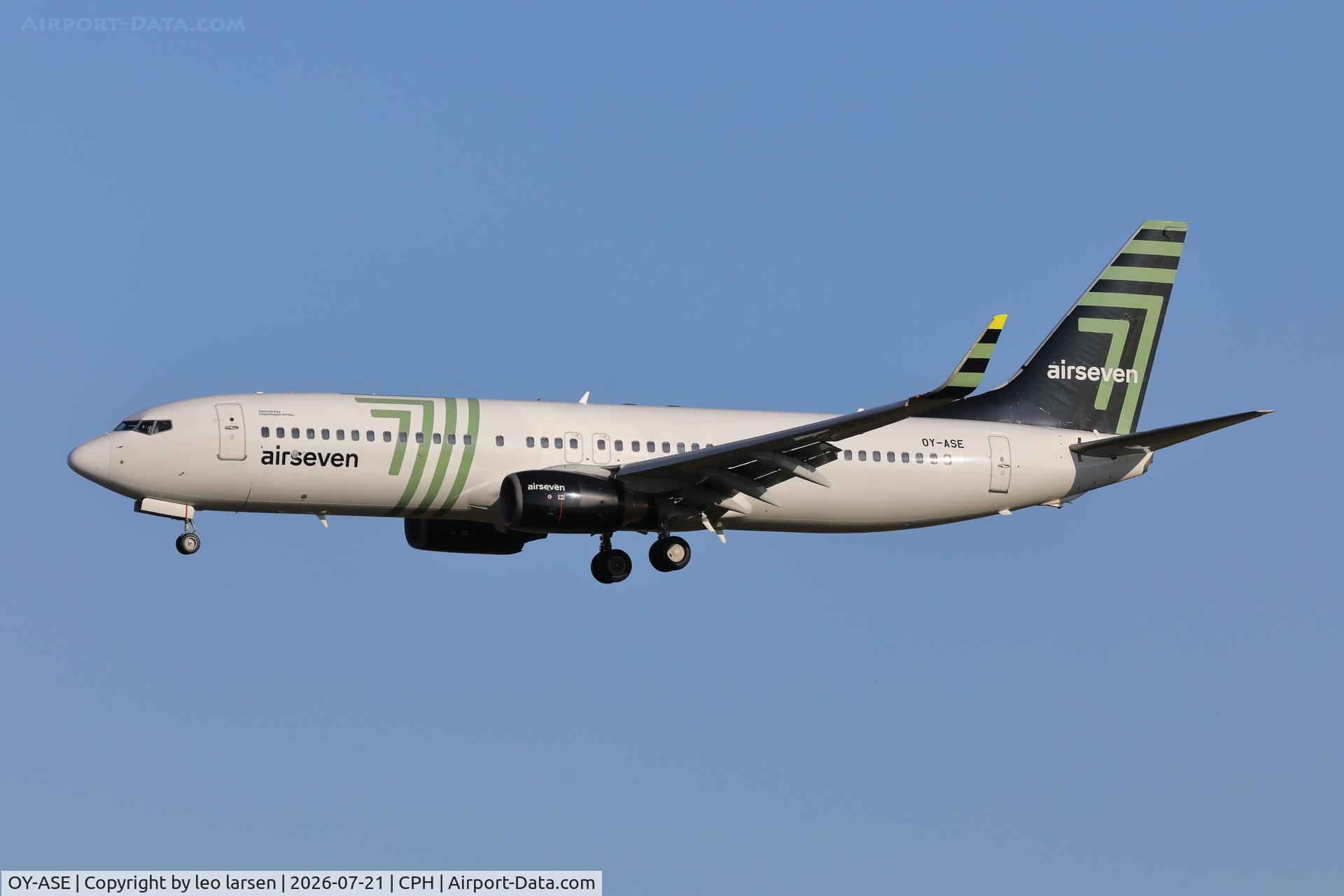 OY-ASE, 2007 Boeing B737-8FH, c/n 35101 l/n 2459, Copenhagen 21.7.2026