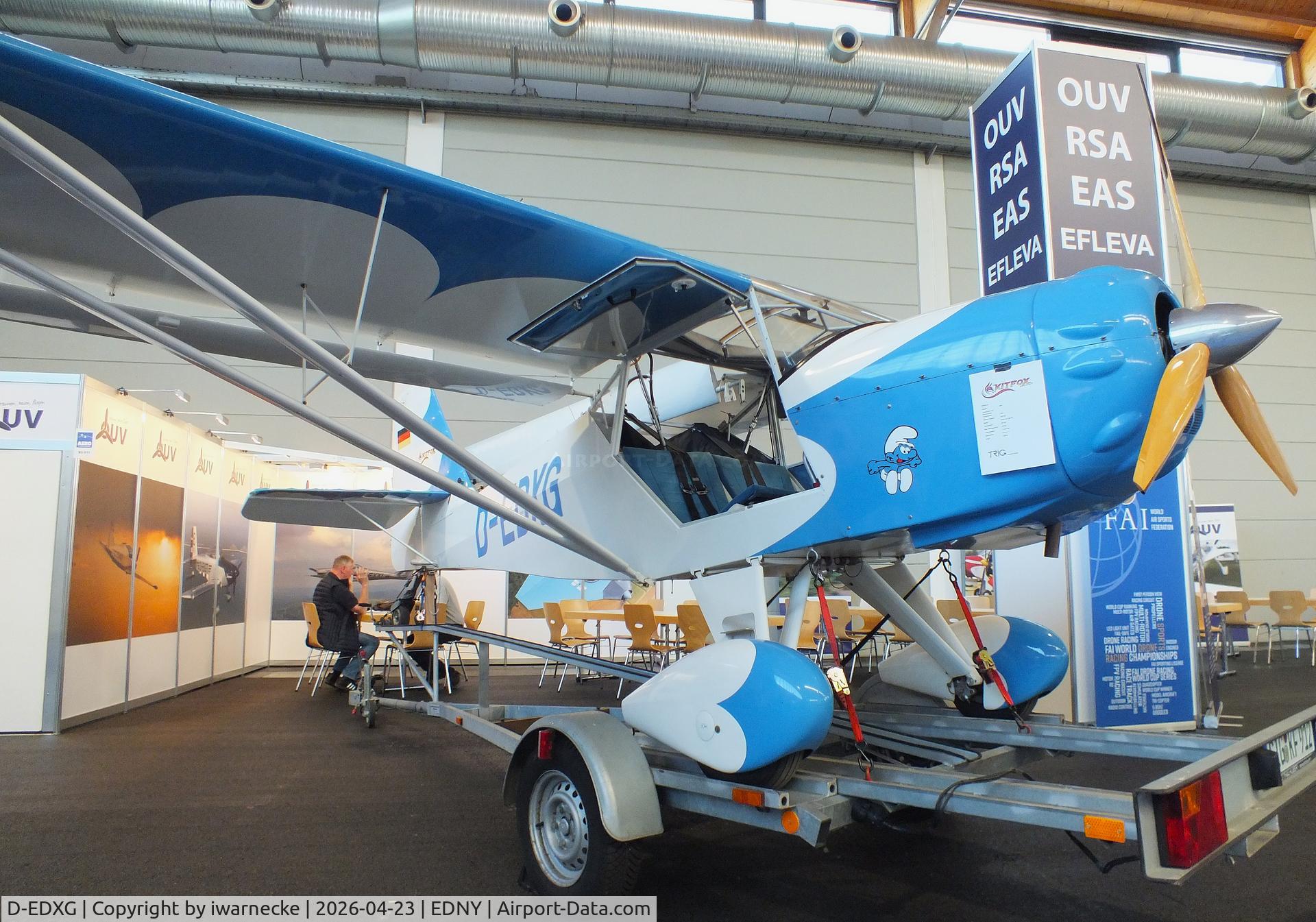 D-EDXG, Denney Kitfox 5 Outback, c/n S9508-0142, Denney Kitfox 5 Outback at the AERO 2026, Friedrichshafen