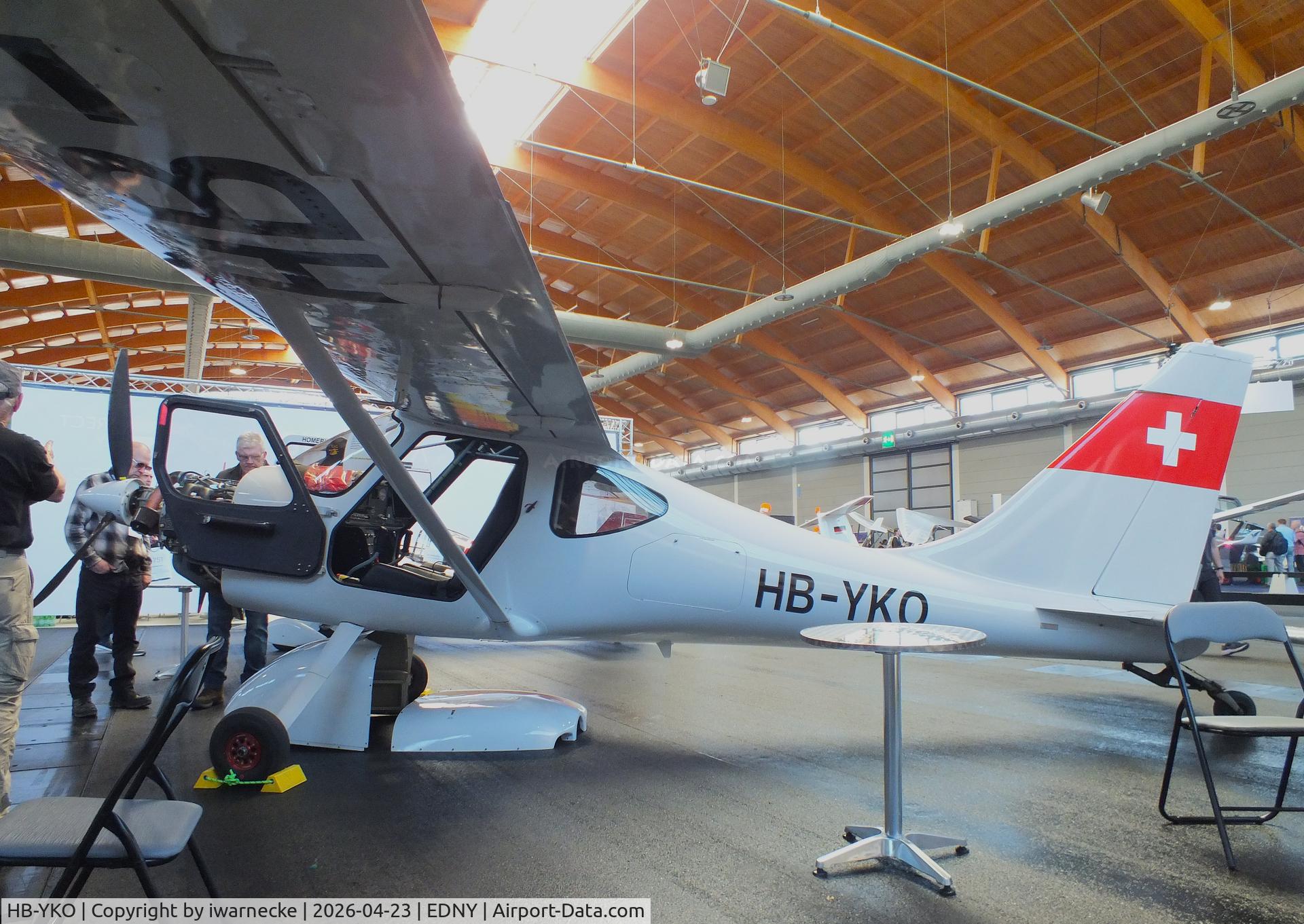 HB-YKO, Glasair Glastar GS-1, c/n 5253, Stoddard-Hamilton Glasair (Höhn, N E) GlaStar GS-1 at the AERO 2026, Friedrichshafen