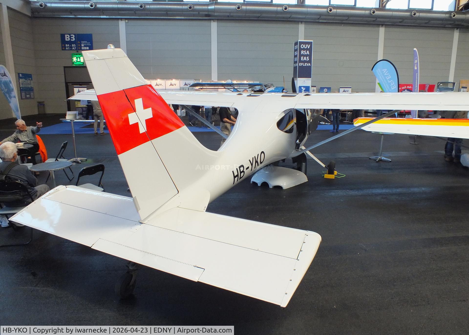 HB-YKO, Glasair Glastar GS-1, c/n 5253, Stoddard-Hamilton Glasair (Höhn, N E) GlaStar GS-1 at the AERO 2026, Friedrichshafen