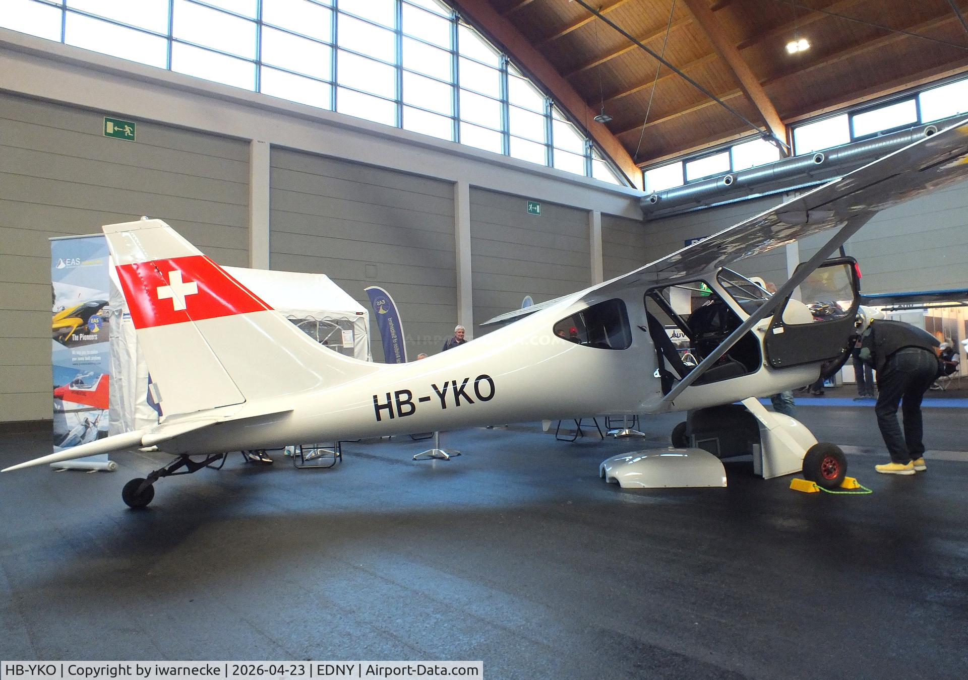 HB-YKO, Glasair Glastar GS-1, c/n 5253, Stoddard-Hamilton Glasair (Höhn, N E) GlaStar GS-1 at the AERO 2026, Friedrichshafen