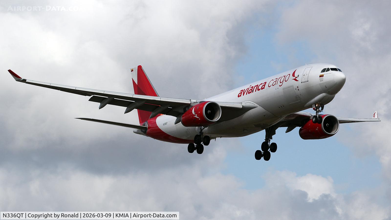 N336QT, 2014 Airbus A330-243F, c/n 1506, at mia