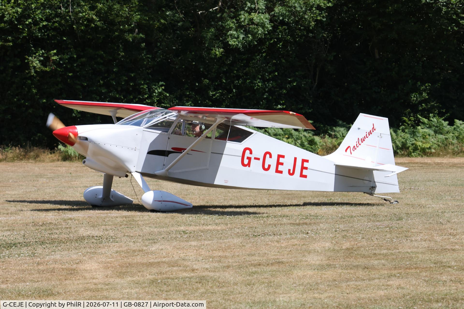G-CEJE, 2007 Wittman W-10 Tailwind, c/n PFA 031-14003, G-CEJE 2007 Wittman W10 Tailwind West Tisted Fly In 