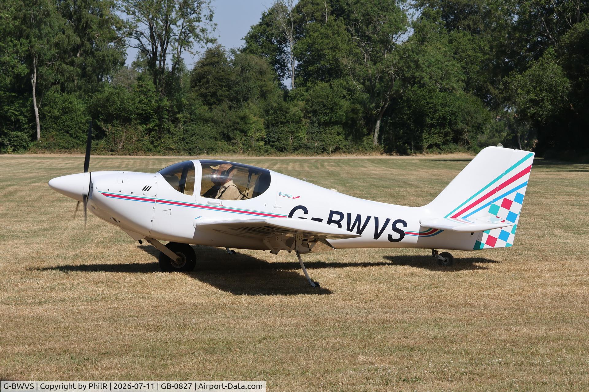 G-BWVS, 1998 Europa Monowheel, c/n PFA 247-12686, G-BWVS 1998 Europa West Tisted Fly In 