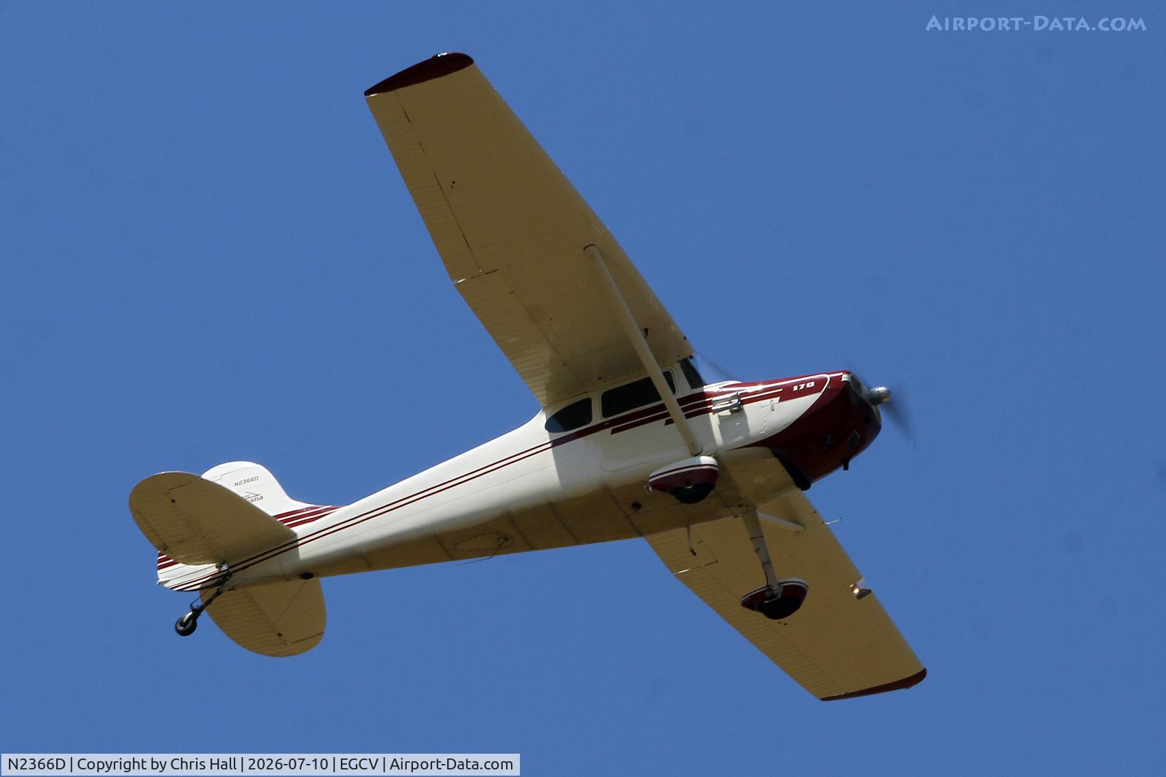 N2366D, 1952 Cessna 170B, c/n 20518, Sleapkosh 26, day 1, 10/07/26