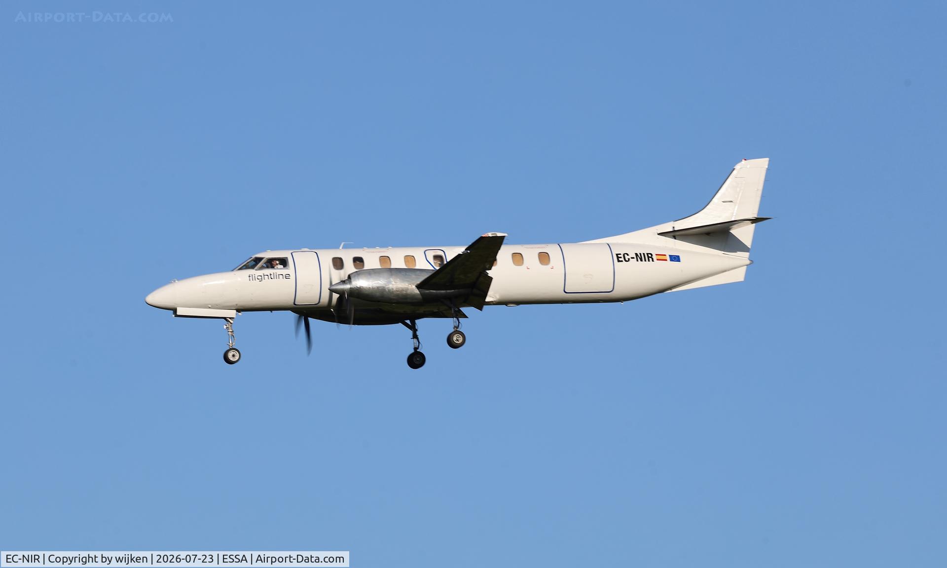 EC-NIR, 1987 Swearingen SA-226T Metro III, c/n AC-689, Rwy 01L