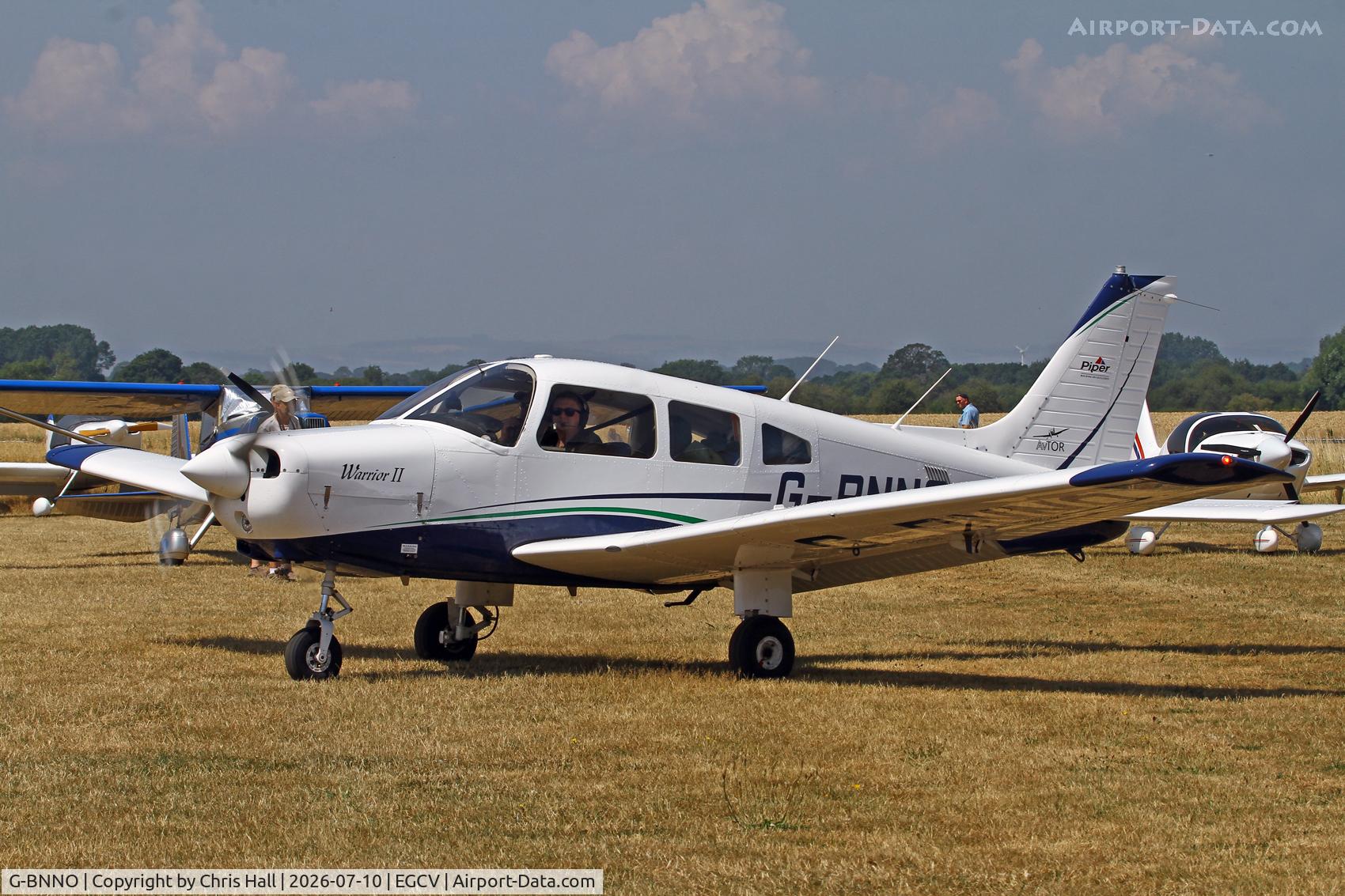 G-BNNO, 1981 Piper PA-28-161 Cherokee Warrior II, c/n 28-8116099, Sleapkosh 26, day 1, 10/07/26