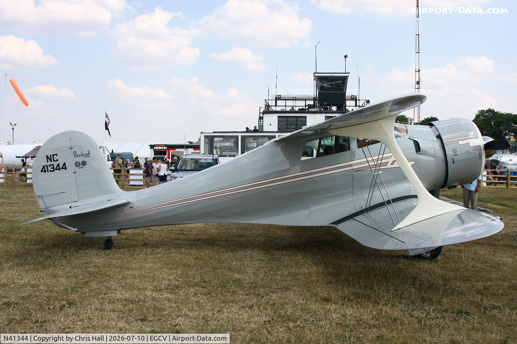 N41344, 1944 Beech D17S Staggerwing, c/n 6922, Sleapkosh 26, day 1, 10/07/26