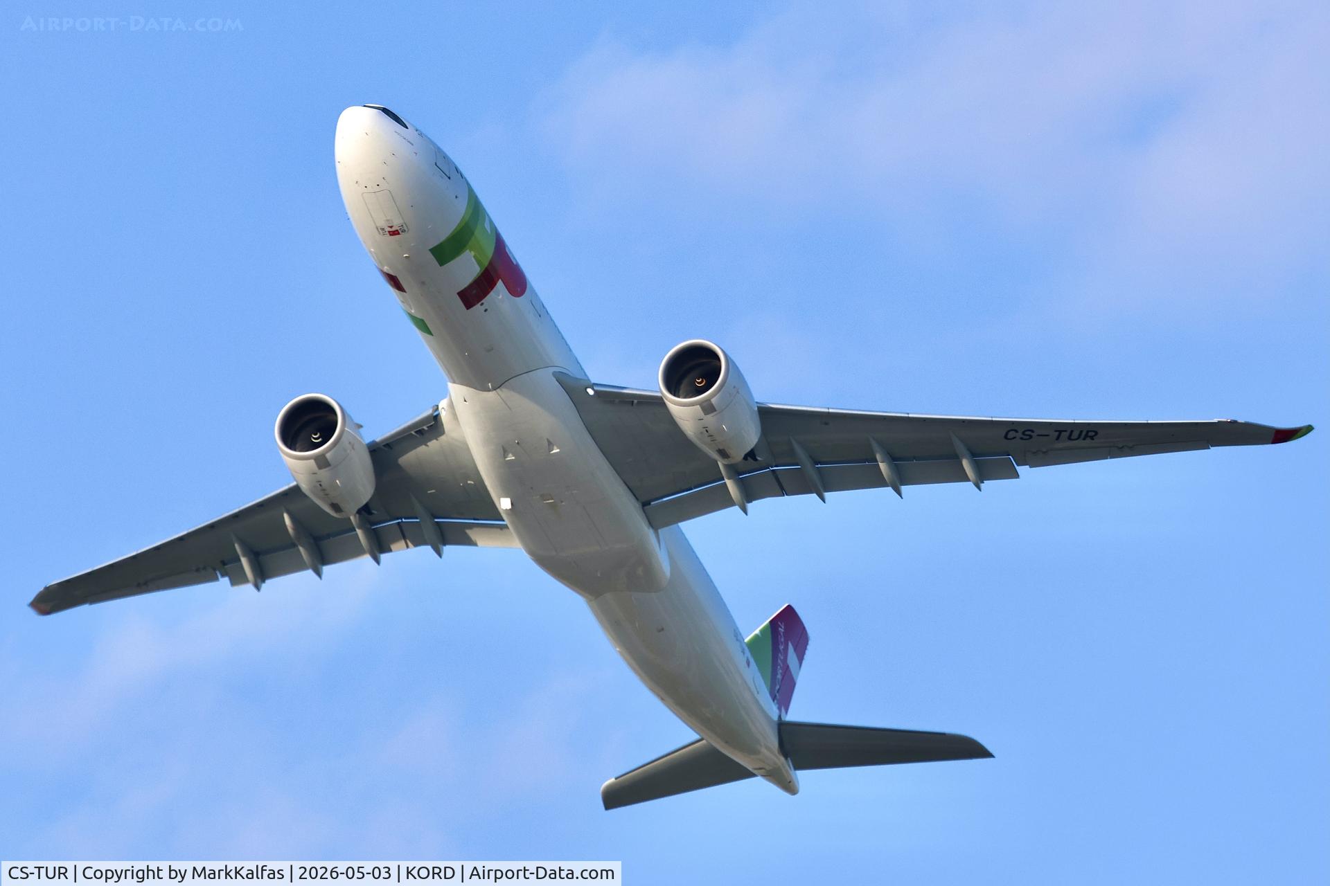 Aircraft CS-TUR, 2019 Airbus A330-941N, c/n 1943, A339 TAP Airbus A330-941N, CS-TUR departing 28R KORD, at KORD, photo by MarkKalfas