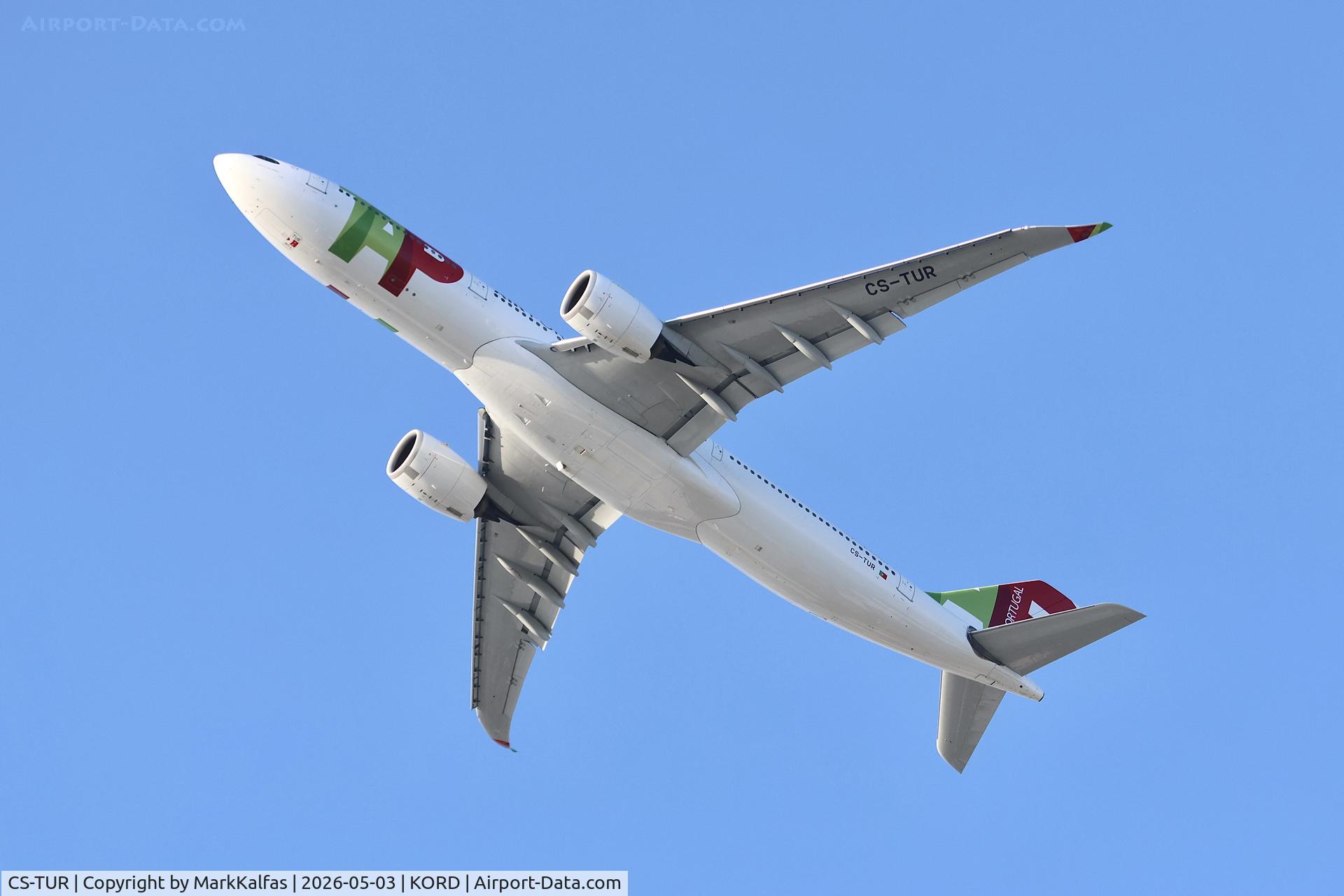 Aircraft CS-TUR, 2019 Airbus A330-941N, c/n 1943, A339 TAP Airbus A330-941N, CS-TUR departing 28R KORD, at KORD, photo by MarkKalfas