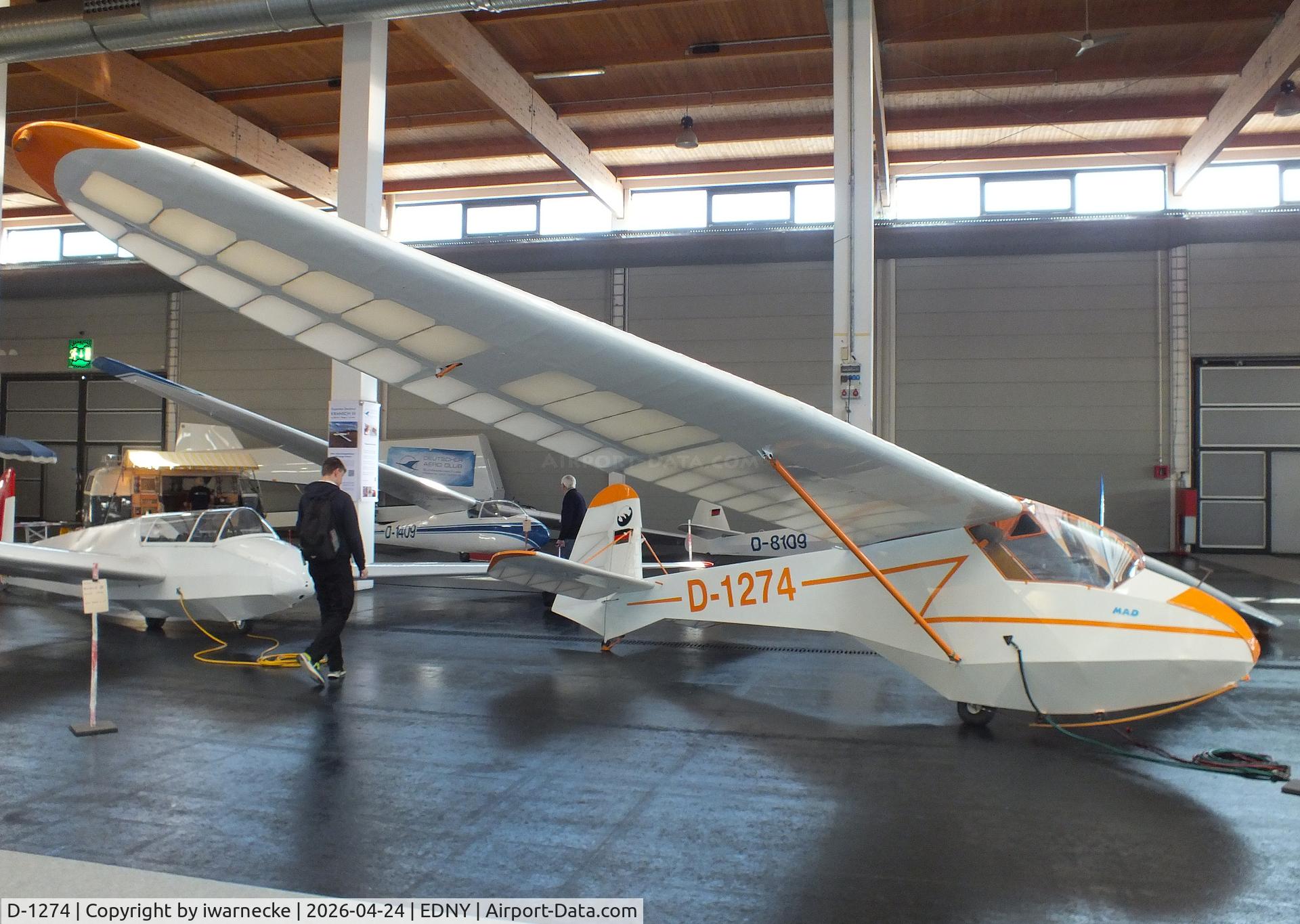 D-1274, Wolf Hirth Doppelraab V, c/n 1, Wolf Hirth Doppelraab V at the AERO 2026, Friedrichshafen