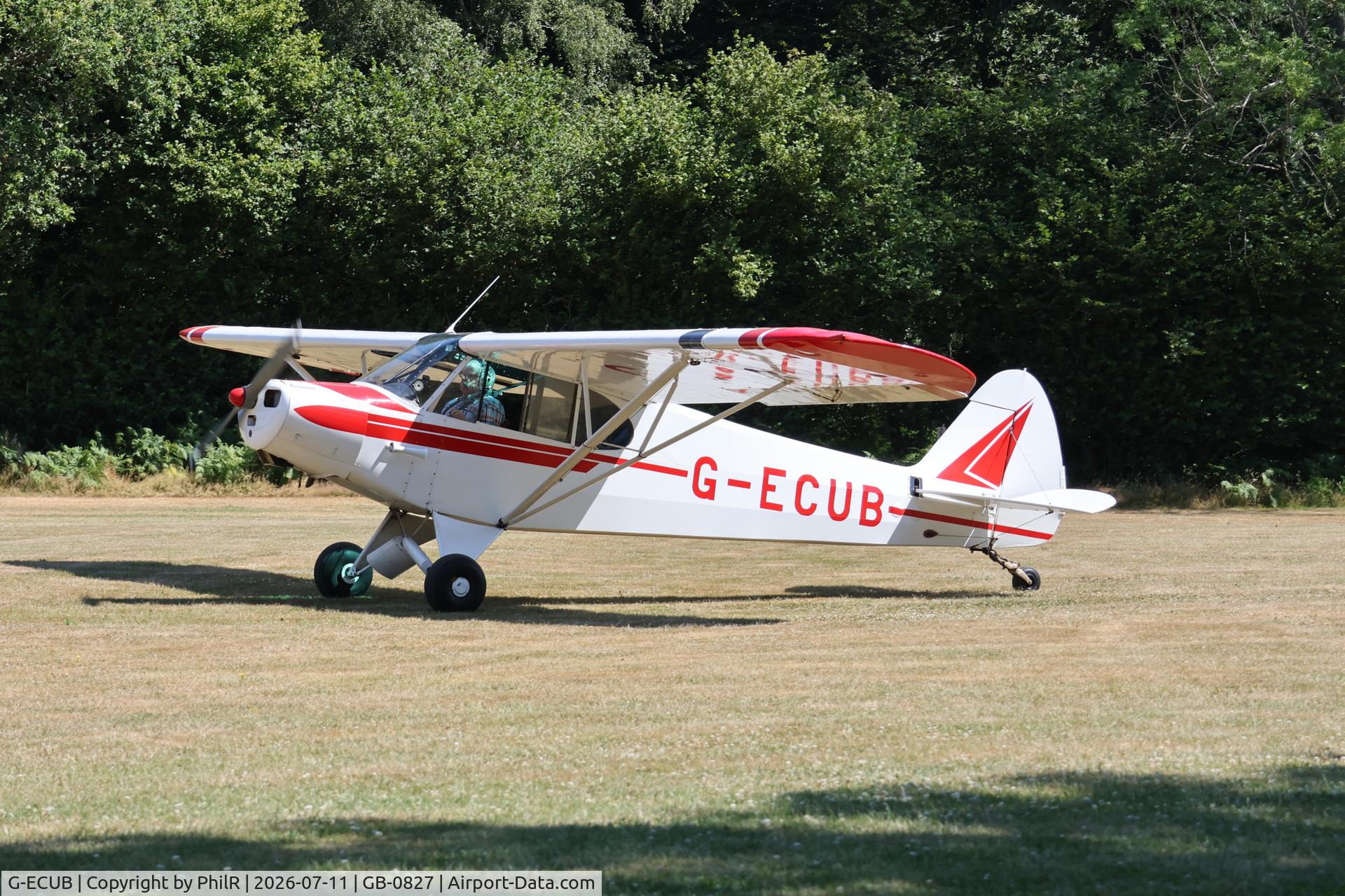 G-ECUB, 1958 Piper PA-18 Super Cub, c/n 18-6279, G-ECUB 1958 Piper PA-18 Super Cub West Tisted Fly In 
