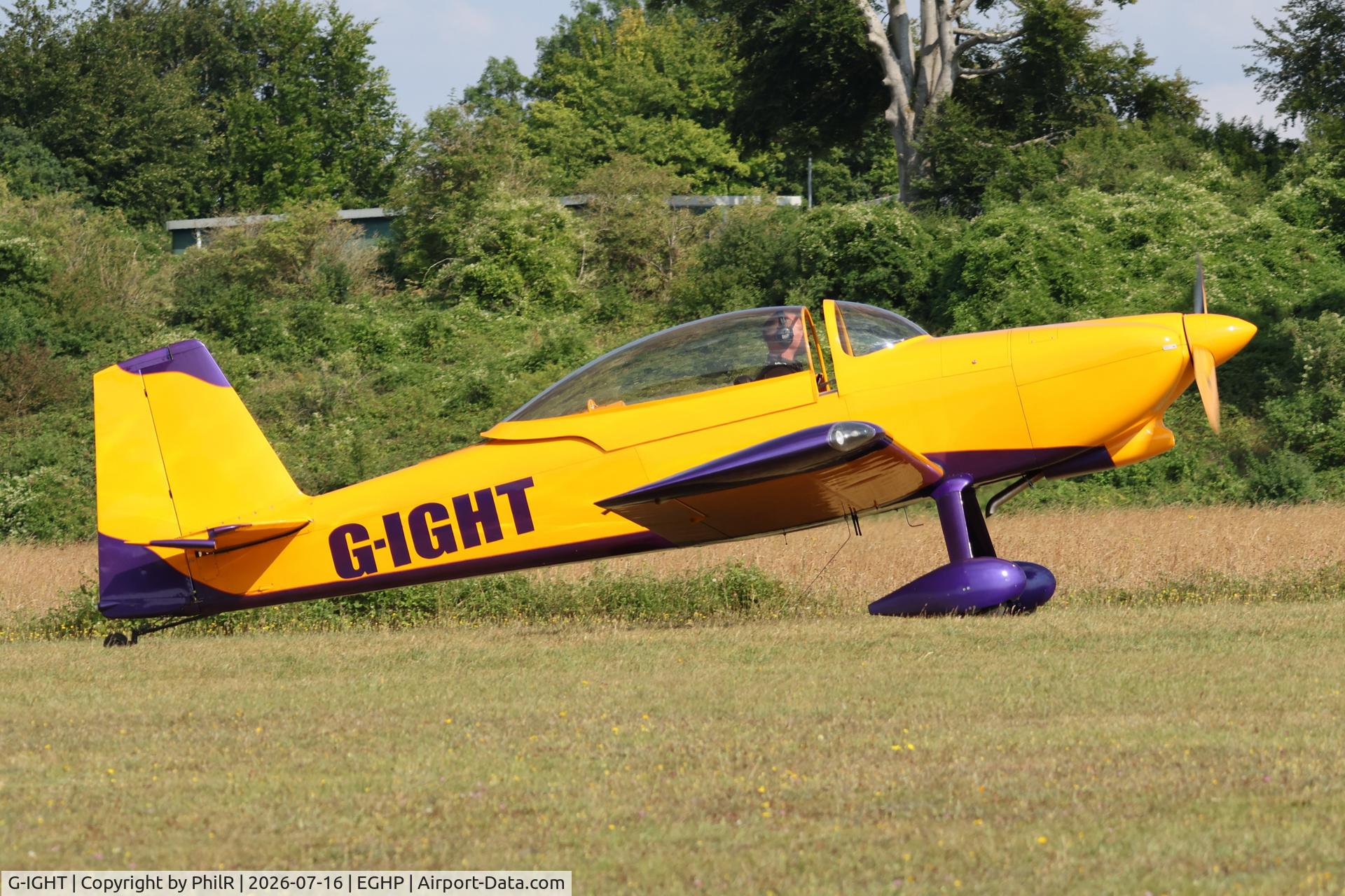 G-IGHT, 2010 Vans RV-8, c/n PFA 303-14520, G-IGHT 2008 VANS RV-8 Popham Fly In
