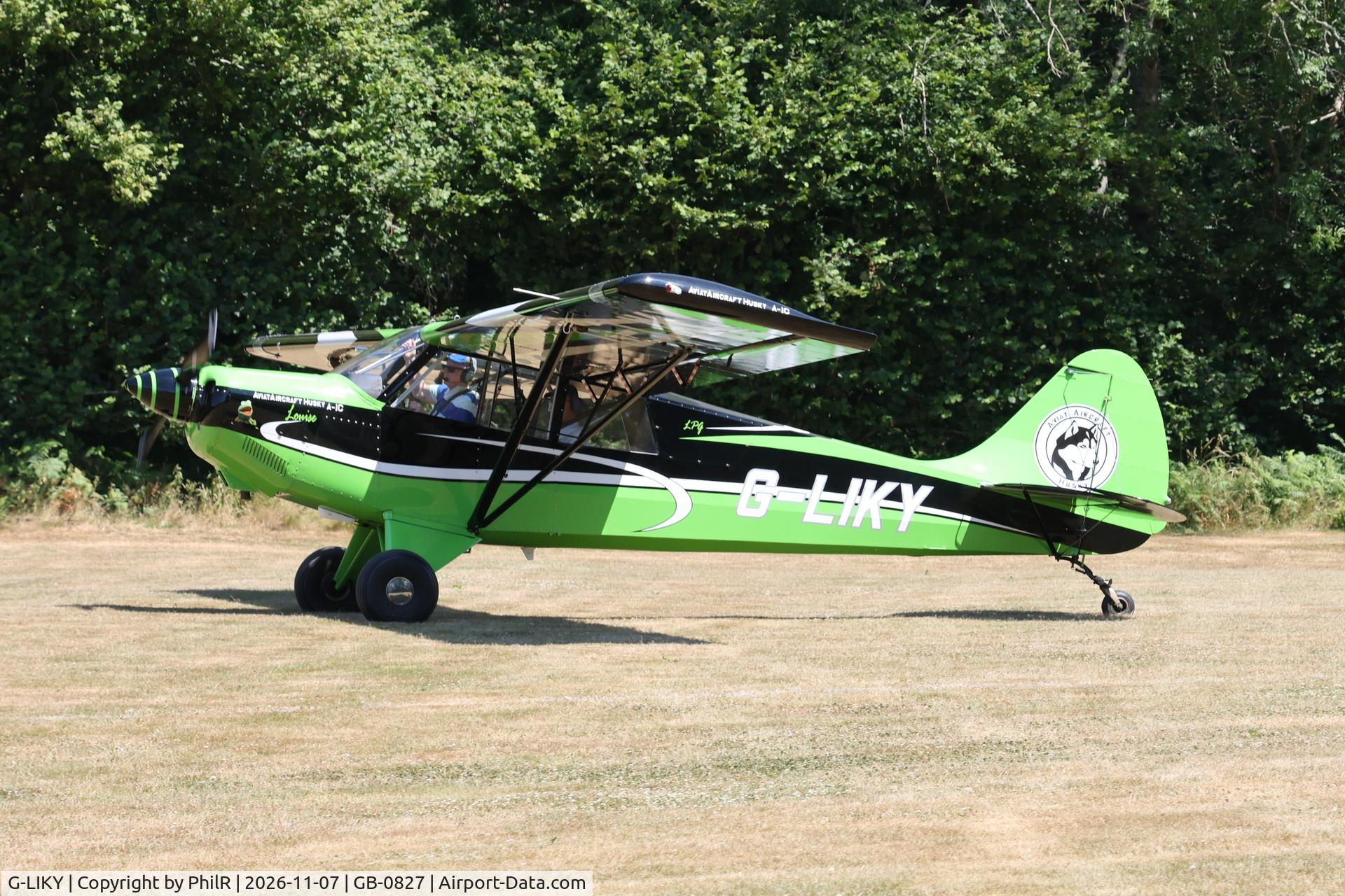 G-LIKY, 2015 Aviat A-1C-180 Husky, c/n 3254, G-LIKY 2015 Aviat A-1C-180 West Tisted Fly In 