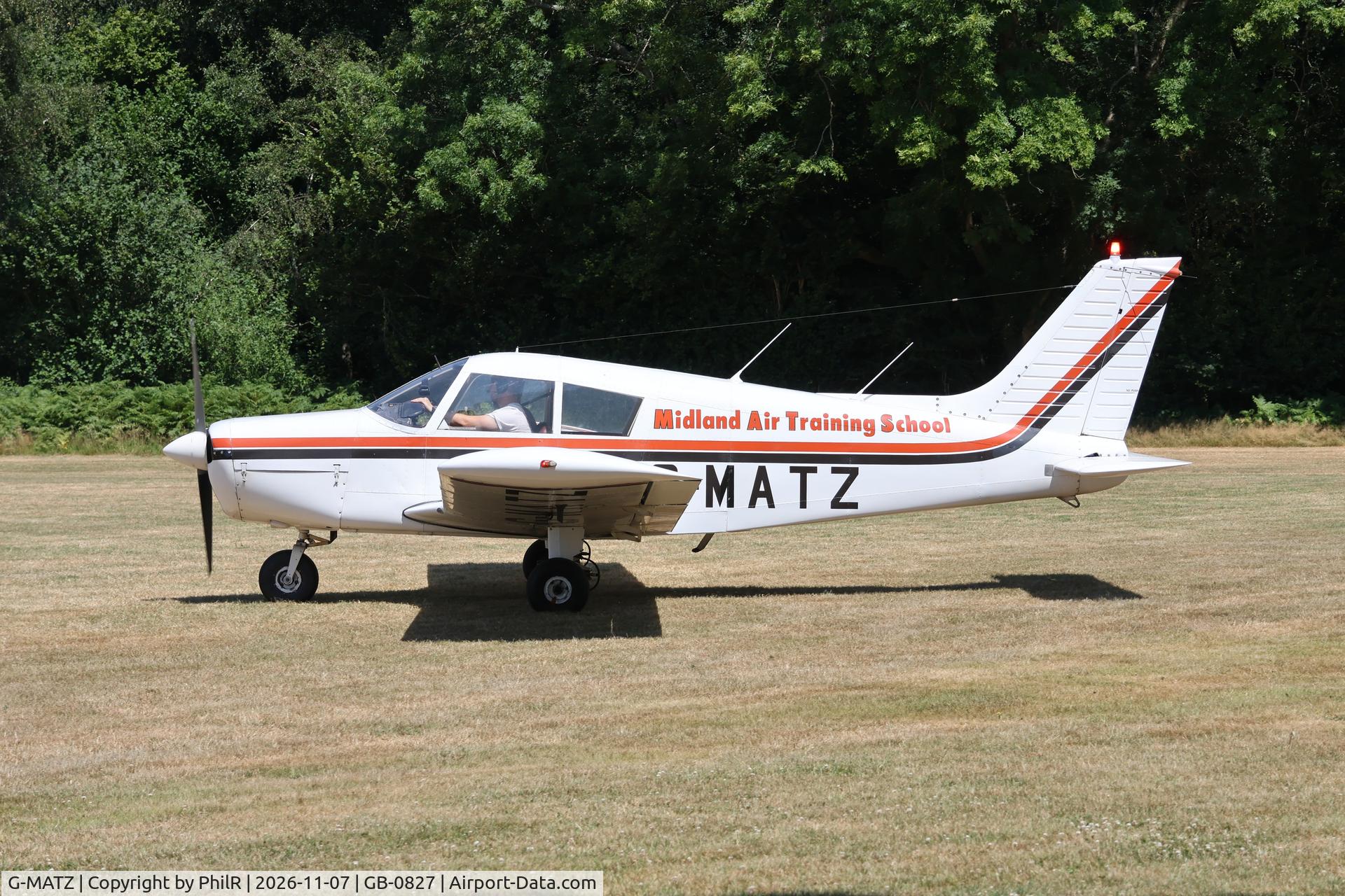 G-MATZ, 1972 Piper PA-28-140 Cherokee, c/n 28-7325200, G-MATZ 1972 Piper PA-28-140 Cherokee West Tisted Fly In 

