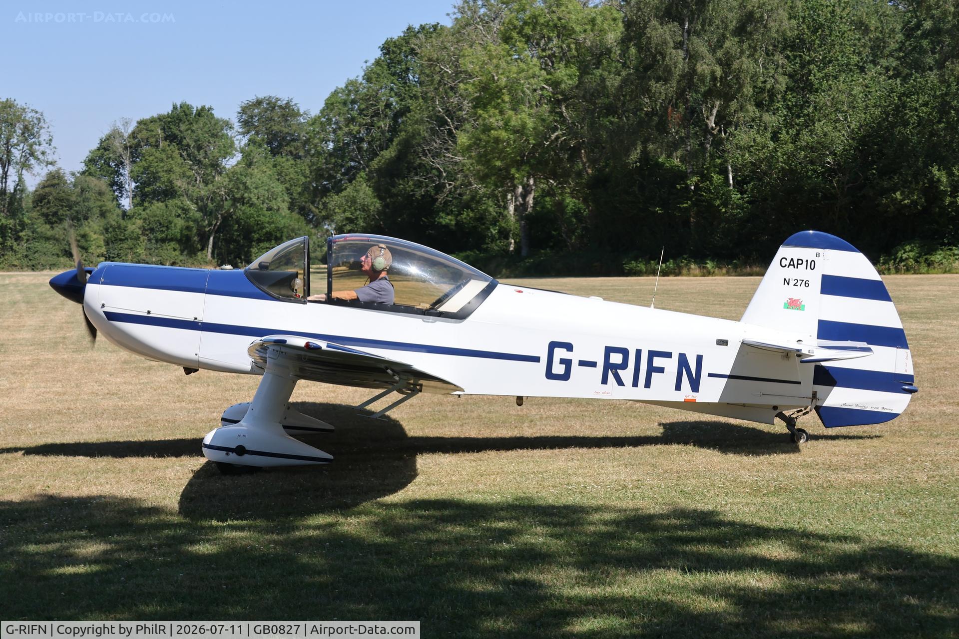 G-RIFN, 1995 Mudry CAP-10B, c/n 276, G-RIFN 1995 Avions Mudry et Cie CAP 10B West Tisted Fly In 
