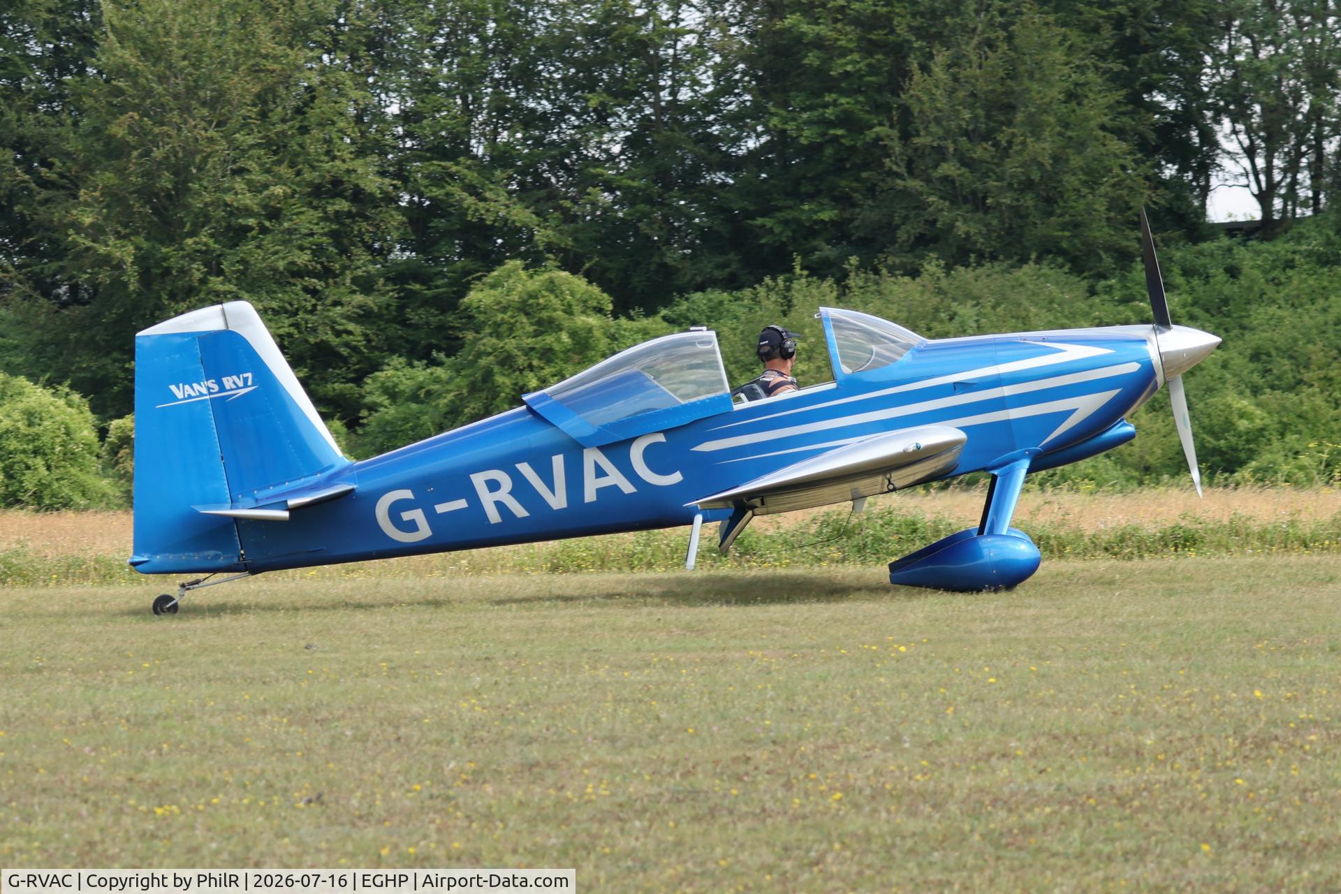 G-RVAC, 2005 Vans RV-7, c/n PFA 323-14445, G-RVAC 2008 VANS RV-7 Popham Fly In 