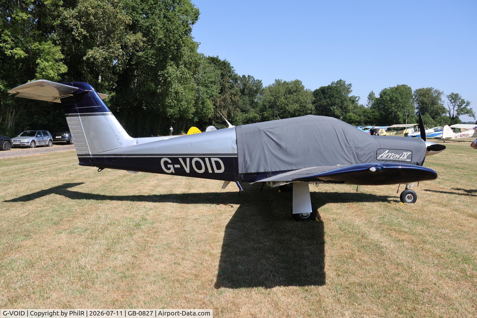 G-VOID, 1981 Piper PA-28RT-201 Arrow IV, c/n 28R-8118049, G-VOID 1981 Piper PA-28RT-201 Cherokee Arrow lV West Tisted Fly In 