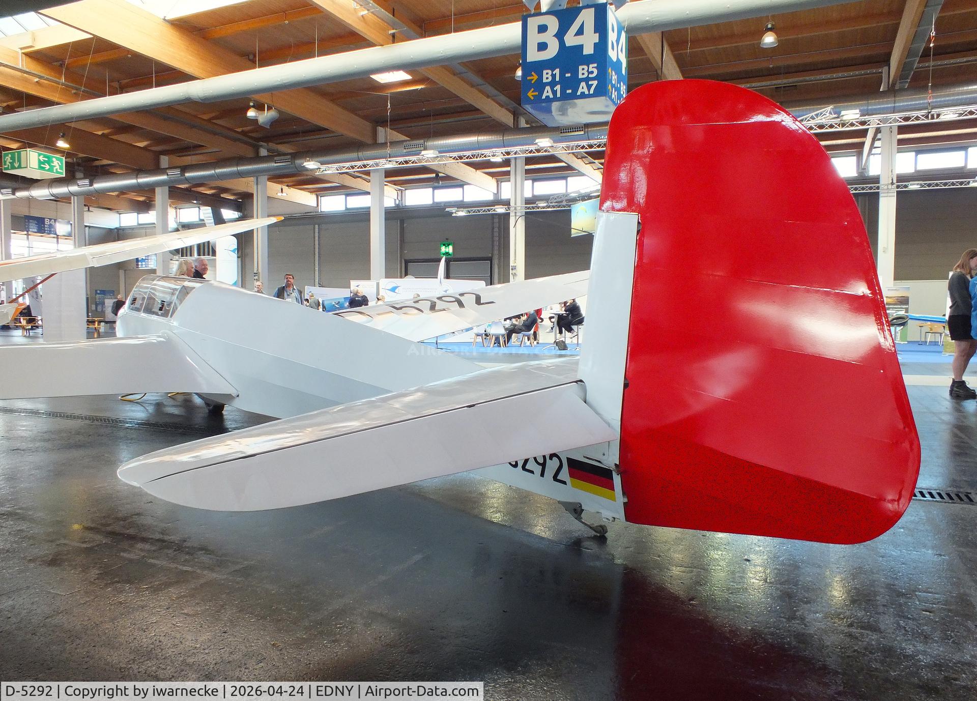 Aircraft D-5292, 1953 Focke-Wulf KRANICH III, c/n 66, Focke-Wulf Kranich III at the AERO 2026, Friedrichshafen, at EDNY, photo by iwarnecke