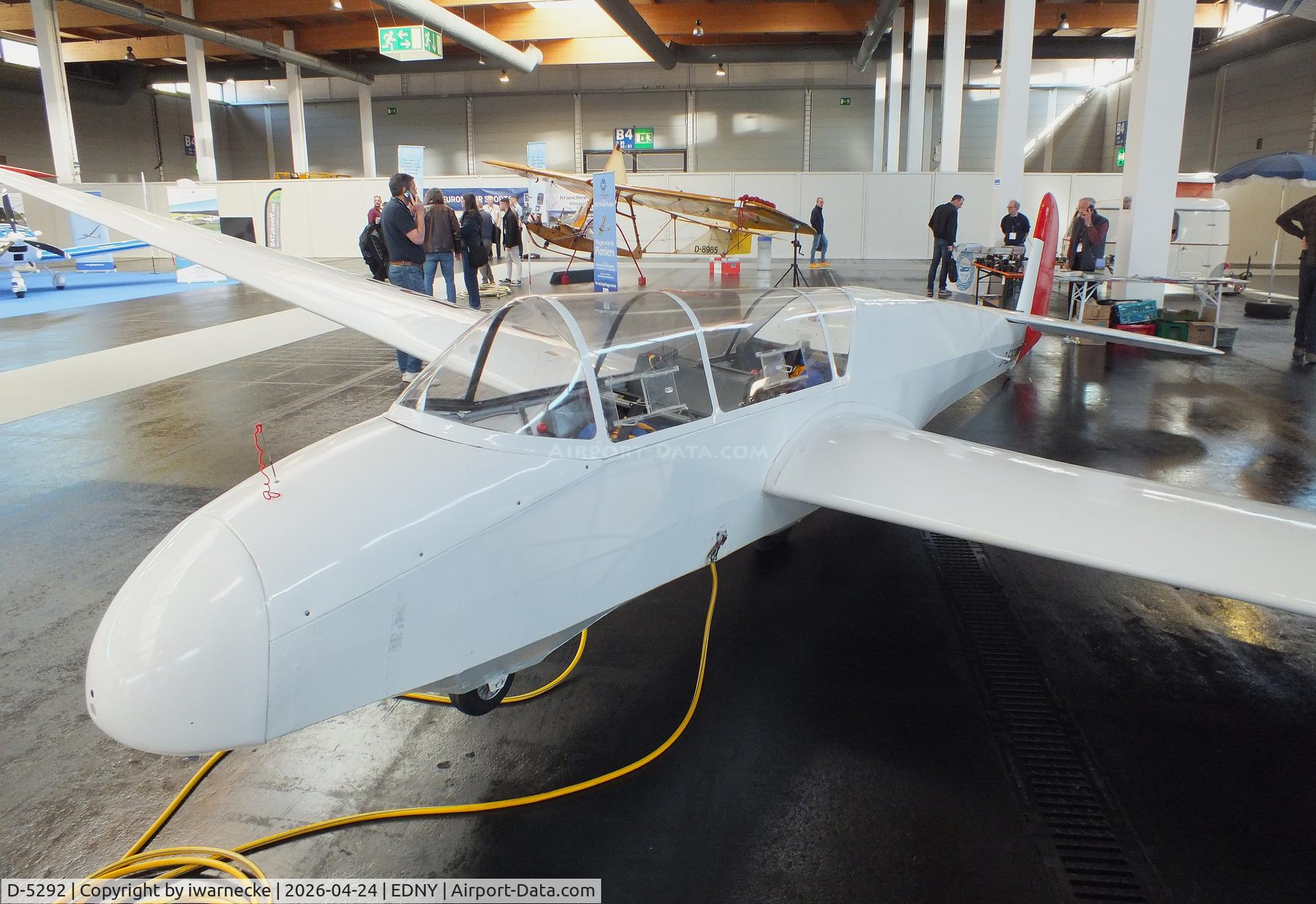 Aircraft D-5292, 1953 Focke-Wulf KRANICH III, c/n 66, Focke-Wulf Kranich III at the AERO 2026, Friedrichshafen, at EDNY, photo by iwarnecke