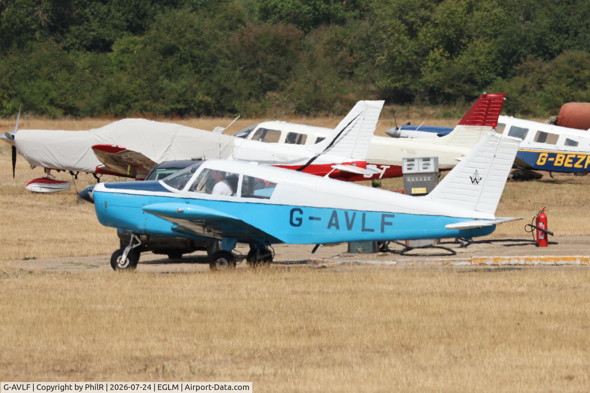 G-AVLF, 1967 Piper PA-28-140 Cherokee, c/n 28-23268, G-AVLF 1967 Piper Pa-28 Cherokee White Waltham 
