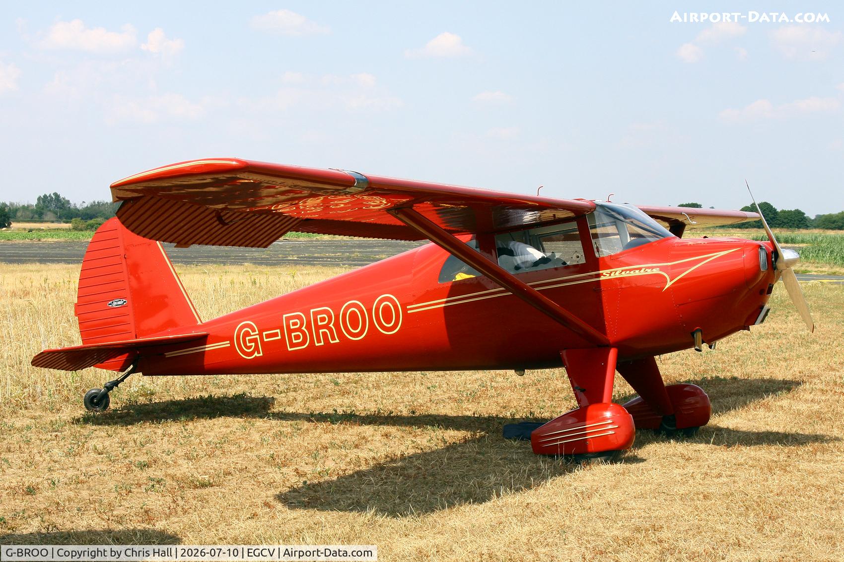 G-BROO, 1948 Luscombe 8E Silvaire, c/n 6154, Sleapkosh 26, day 1, 10/07/26