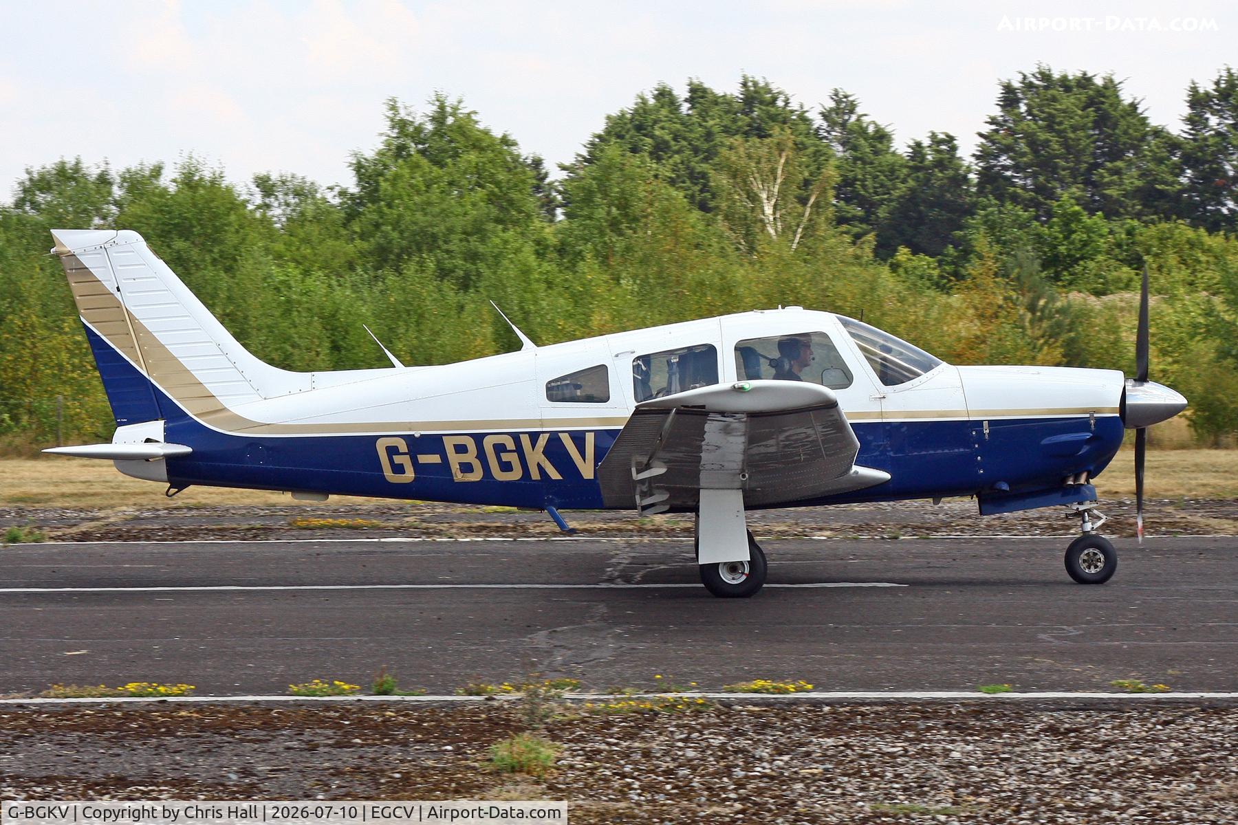 G-BGKV, 1977 Piper PA-28R-201 Cherokee Arrow III, c/n 28R-7737156, Sleapkosh 26, day 1, 10/07/26