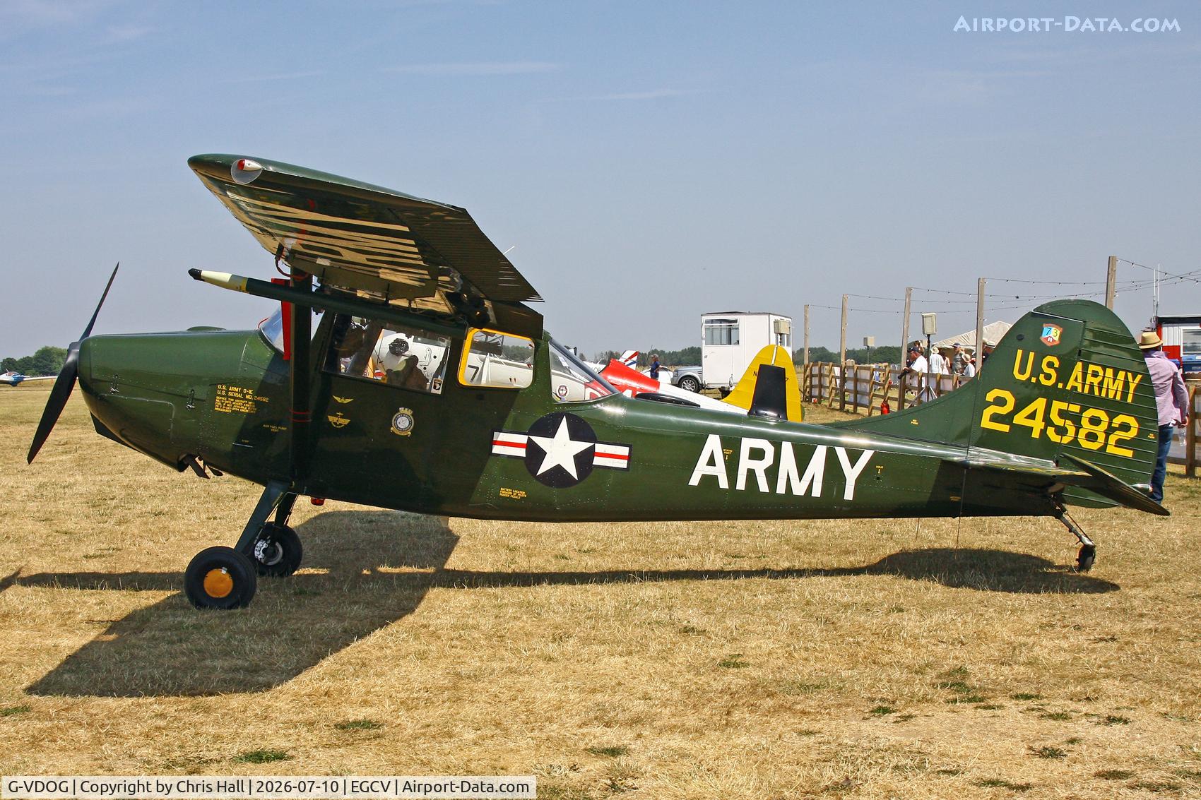 G-VDOG, 1958 Cessna O-1E Bird Dog, c/n 24582, Sleapkosh 26, day 1, 10/07/26