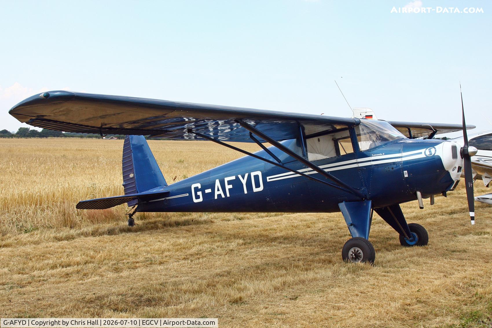 G-AFYD, 1939 Luscombe 8E Silvaire Silvaire, c/n 1044, Sleapkosh 26, day 1, 10/07/26