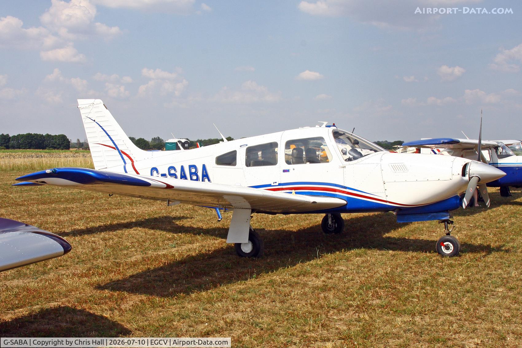 G-SABA, 1977 Piper PA-28R-201T Cherokee Arrow III, c/n 28R-7703268, Sleapkosh 26, day 1, 10/07/26