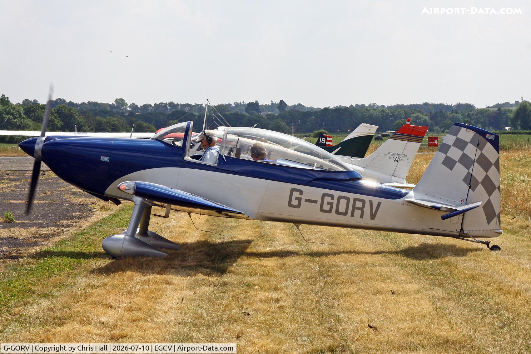 G-GORV, 2013 Vans RV-8, c/n LAA 303-14847, Sleapkosh 26, day 1, 10/07/26