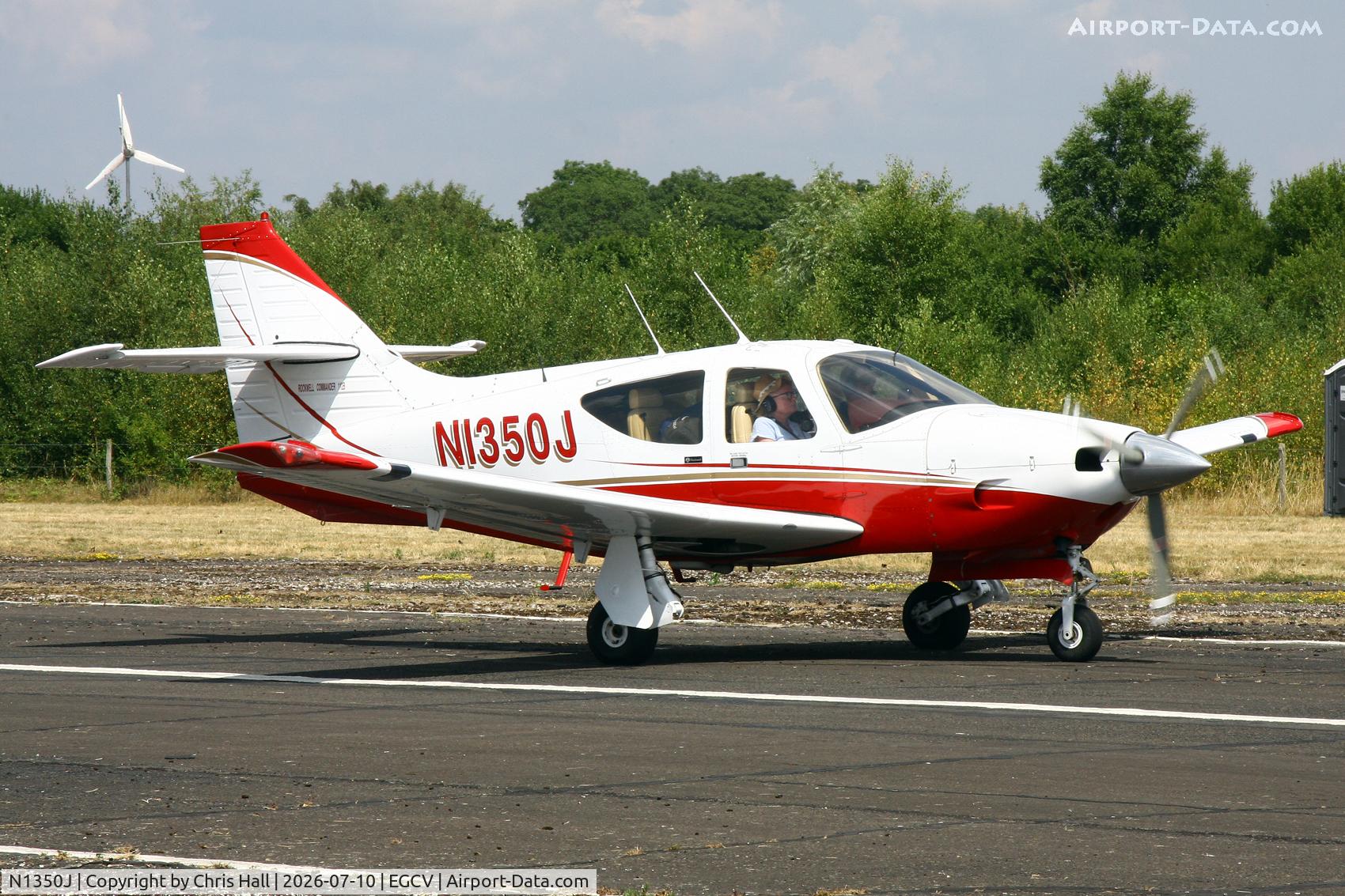 N1350J, 1976 Rockwell International 112B Commander, c/n 516, Sleapkosh 26, day 1, 10/07/26