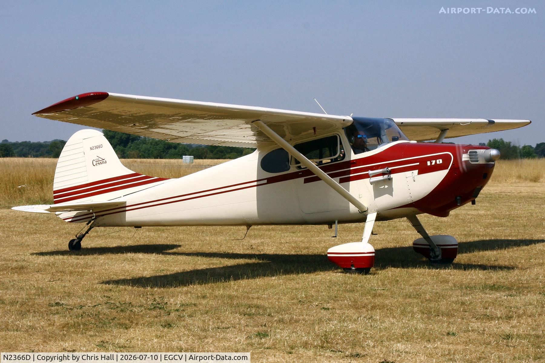 N2366D, 1952 Cessna 170B, c/n 20518, Sleapkosh 26, day 1, 10/07/26
