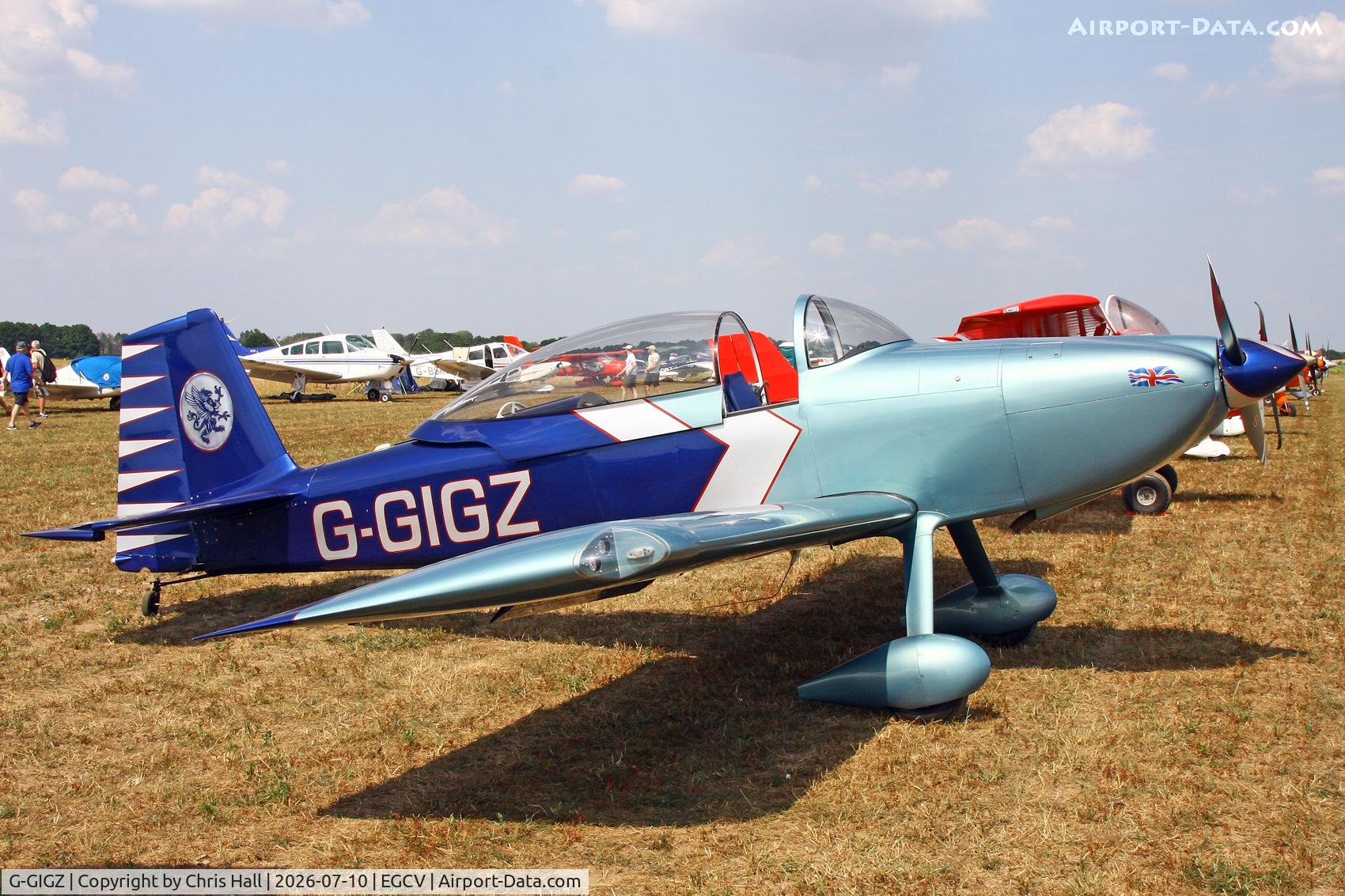 G-GIGZ, 2009 Vans RV-8, c/n PFA 303-14577, Sleapkosh 26, day 1, 10/07/26