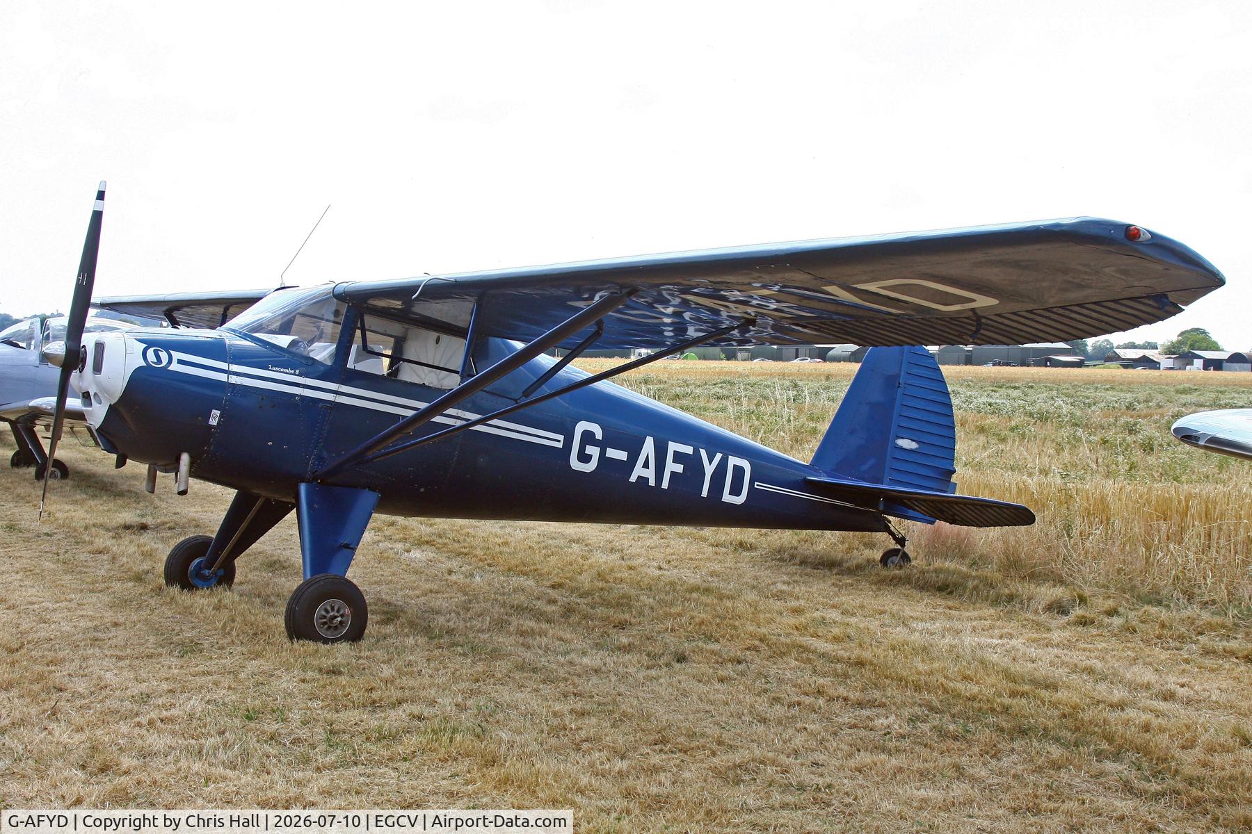 G-AFYD, 1939 Luscombe 8E Silvaire Silvaire, c/n 1044, Sleapkosh 26, day 1, 10/07/26