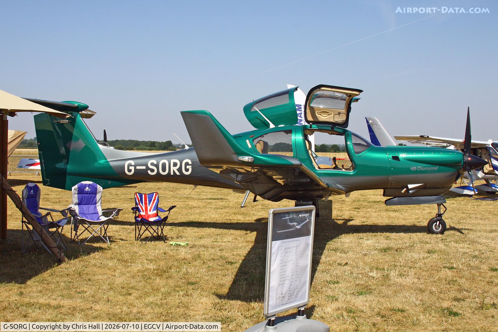 G-SORG, 2021 Diamond DA-50 C, c/n 50.C.A.A.008, Sleapkosh 26, day 1, 10/07/26