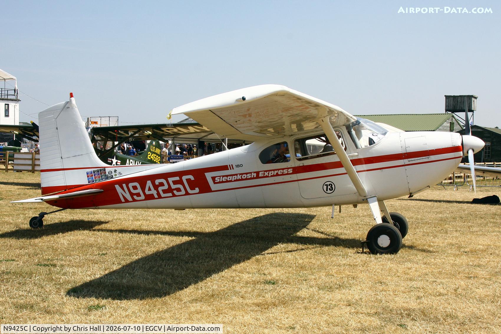 N9425C, 1955 Cessna 180, c/n 31823, Sleapkosh 26, day 1, 10/07/26