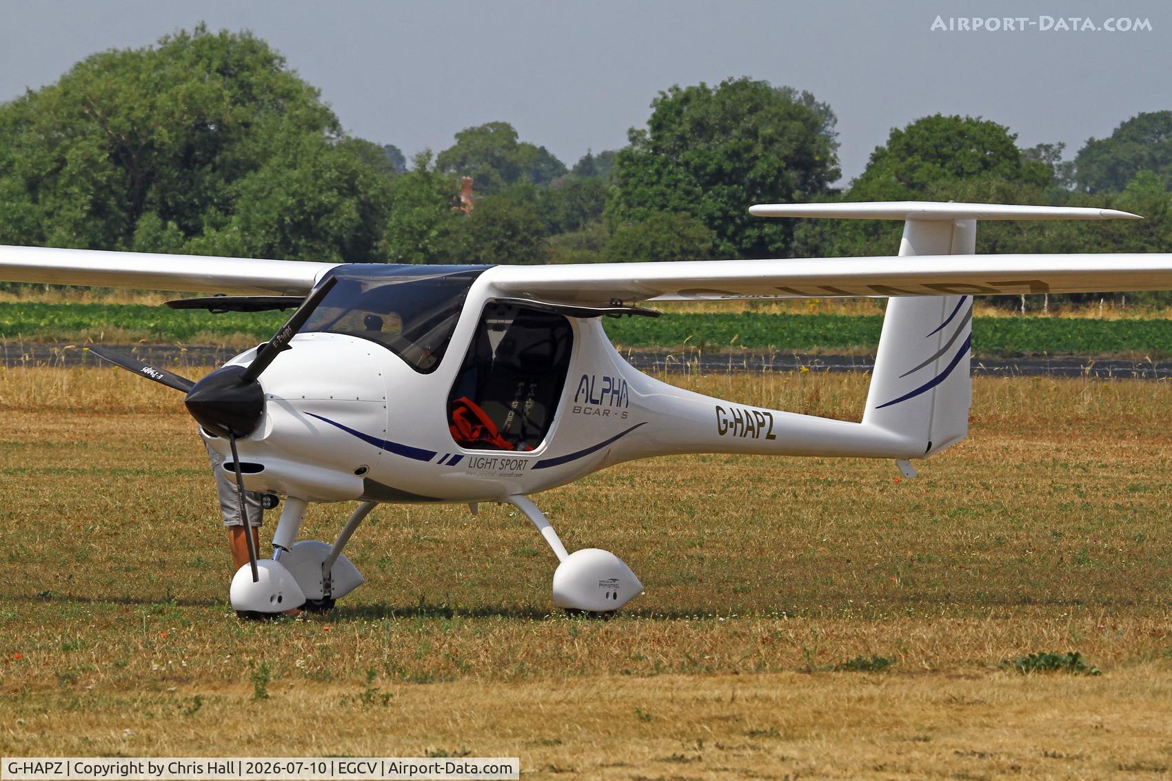 G-HAPZ, 2020 Pipistrel Alpha BCAR-S 164, c/n AT1640010, Sleapkosh 26, day 1, 10/07/26