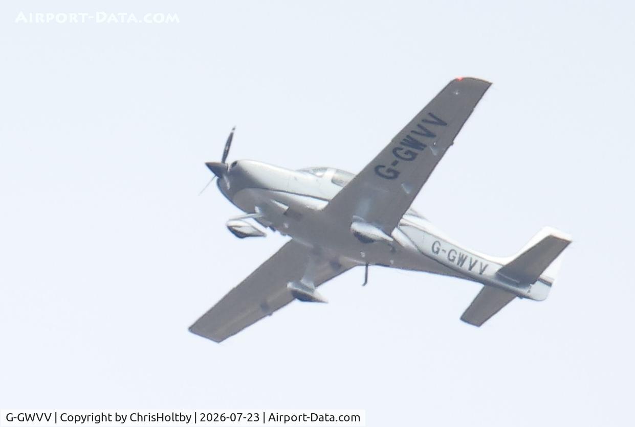 G-GWVV, 2025 Cirrus SR20, c/n 10614, Over High Salvington, West Sussex