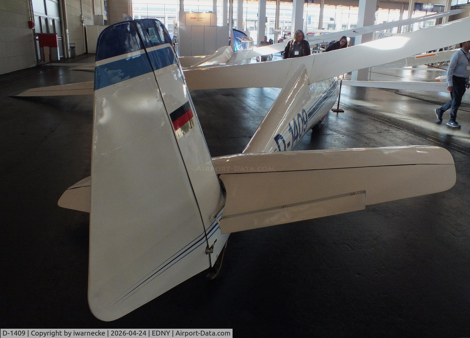 D-1409, Schleicher Ka-2B Rhonschwalbe, c/n 243, Schleicher Ka 2B Rhönschwalbe at the AERO 2026, Friedrichshafen