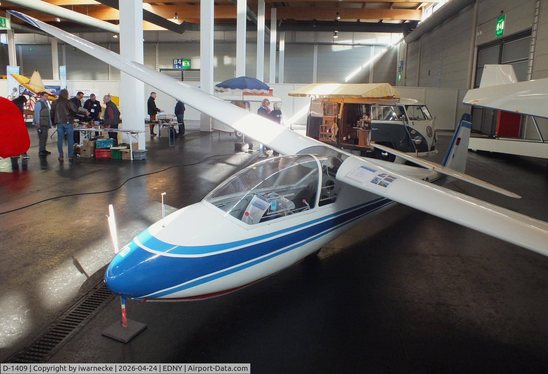 D-1409, Schleicher Ka-2B Rhonschwalbe, c/n 243, Schleicher Ka 2B Rhönschwalbe at the AERO 2026, Friedrichshafen