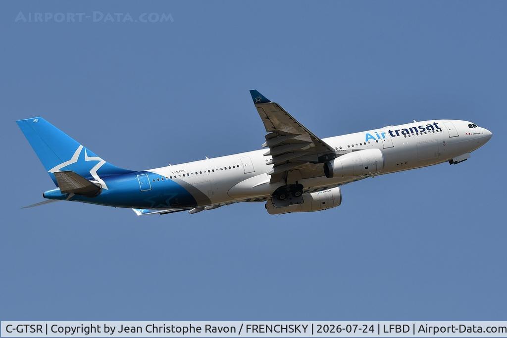 C-GTSR, 2008 Airbus A330-243, c/n 966, Bordeaux (BOD)	Montreal (YUL)	TS517