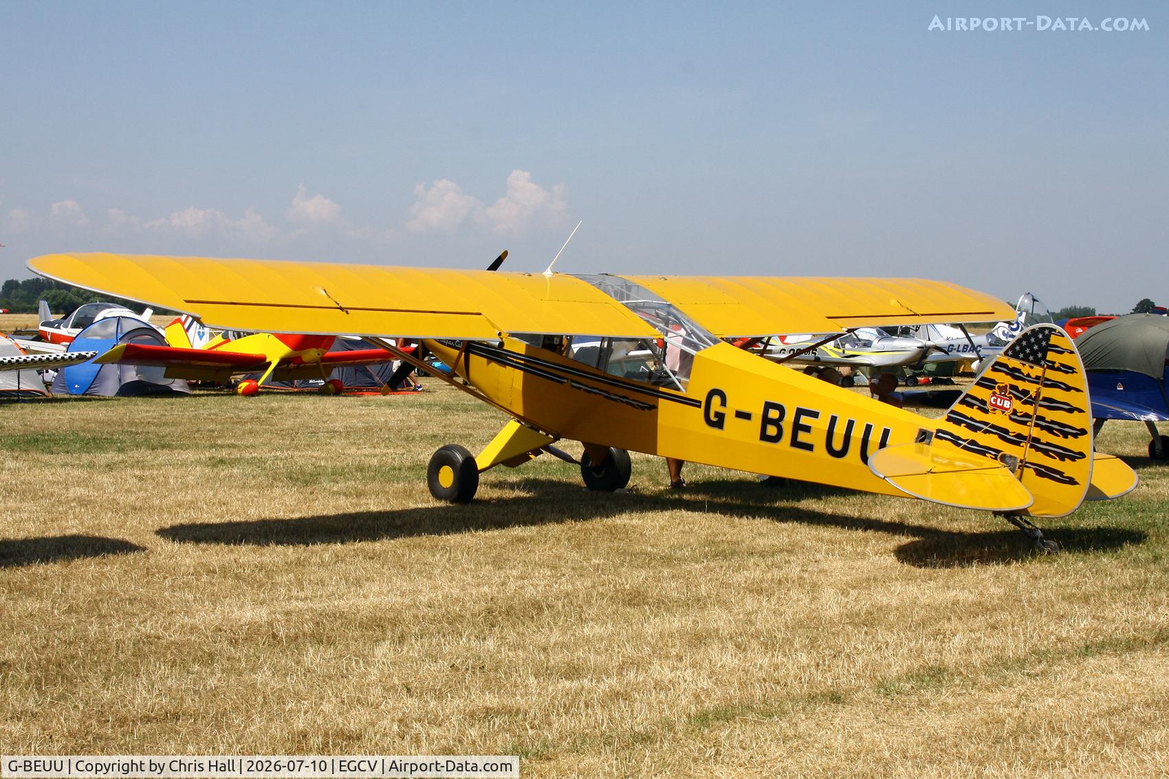 G-BEUU, 1951 Piper L-18C Super Cub (PA-18-95), c/n 18-1551, Sleapkosh 26, day 1, 10/07/26