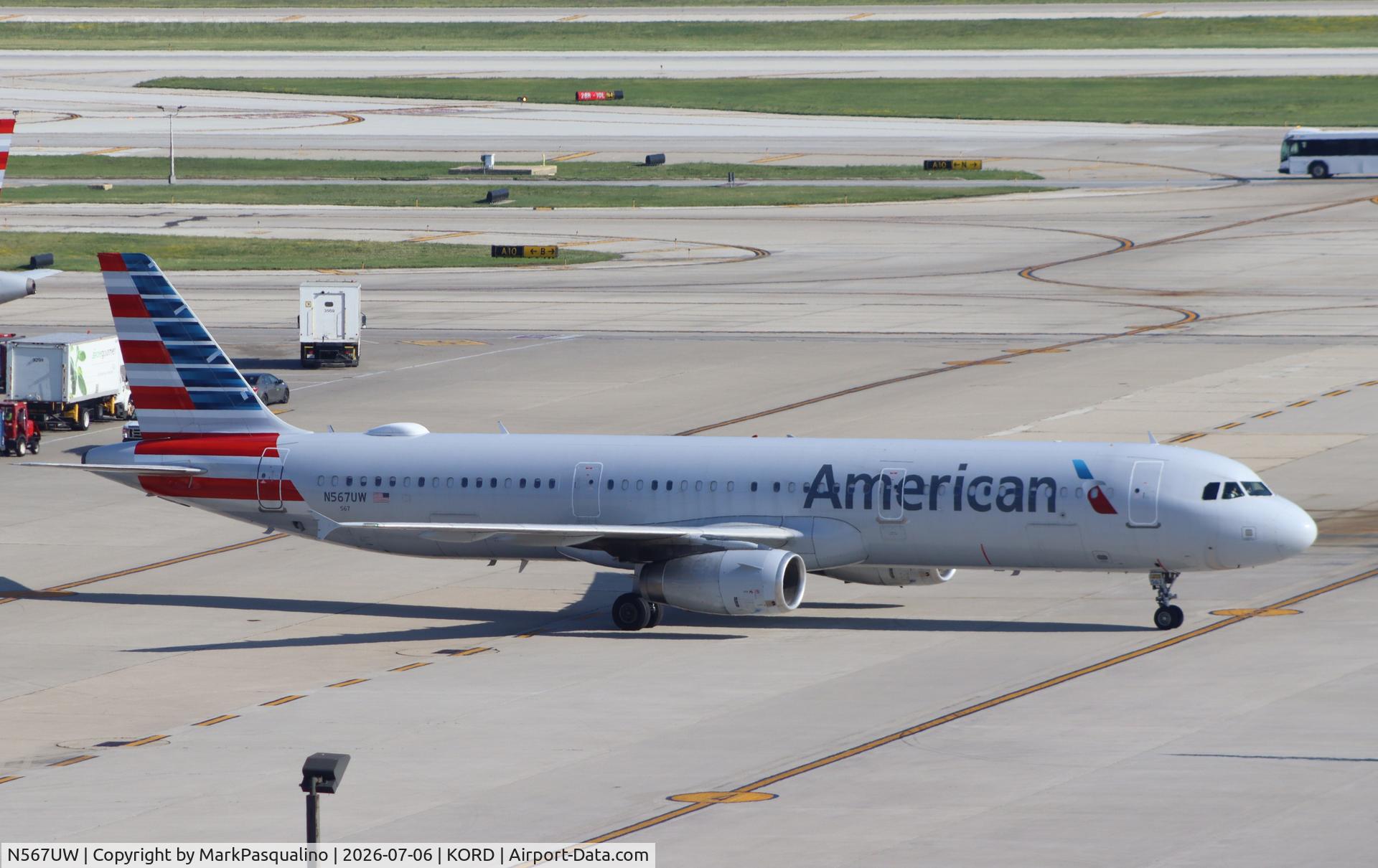 N567UW, 2013 Airbus A321-231, c/n 5728, Airbus A321-231