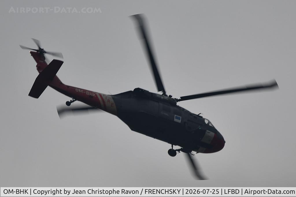 OM-BHK, 1981 Sikorsky UH-60A Black Hawk, c/n 70273, Bordeaux - Arés - Le Porge - Lacanau' fires