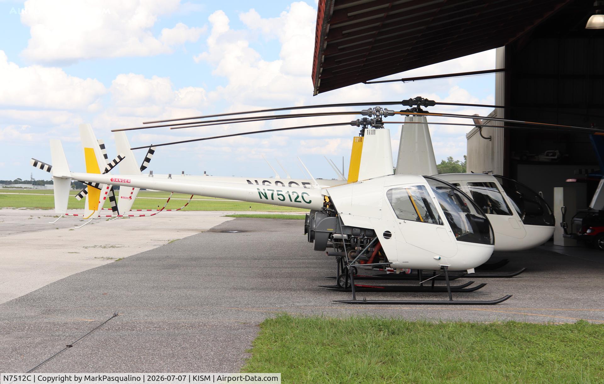 Aircraft N7512C, 2003 Robinson R22 BETA, c/n 3484, Robinson R22 BETA, at KISM, photo by MarkPasqualino