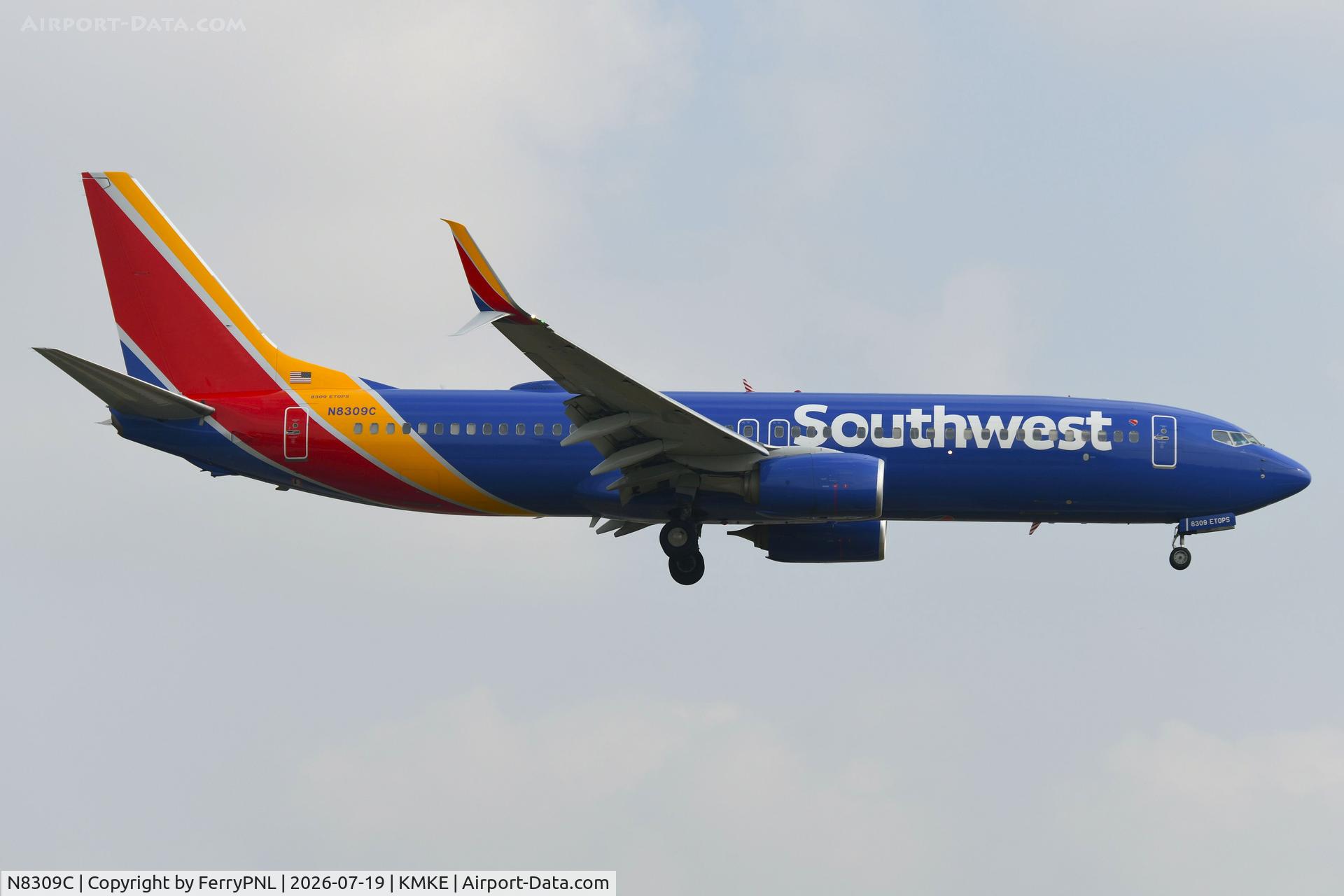 N8309C, 2012 Boeing 737-8H4, c/n 36985, Southwest B738