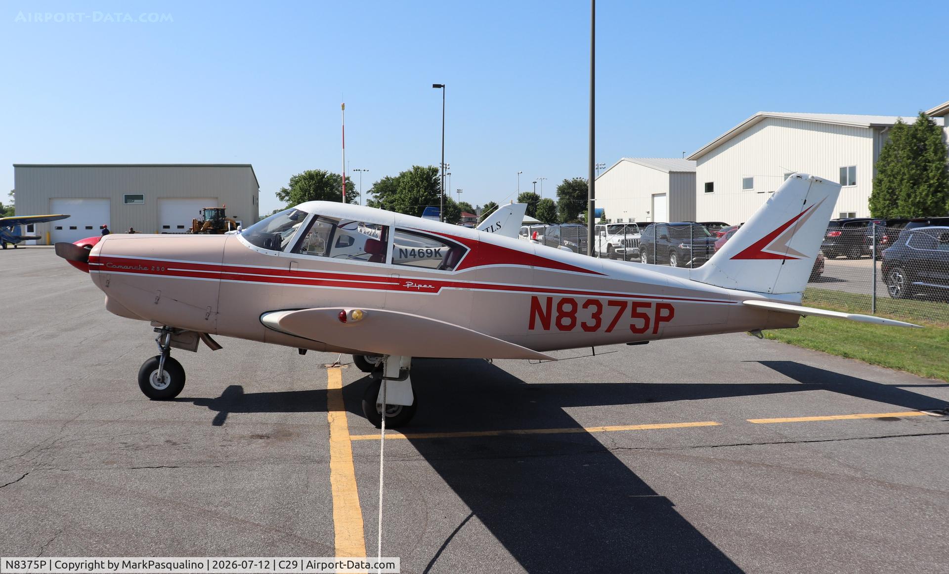 Aircraft N8375P, 1964 Piper PA-24-250 Comanche, c/n 24-3633, Piper PA-24-250, at C29, photo by MarkPasqualino